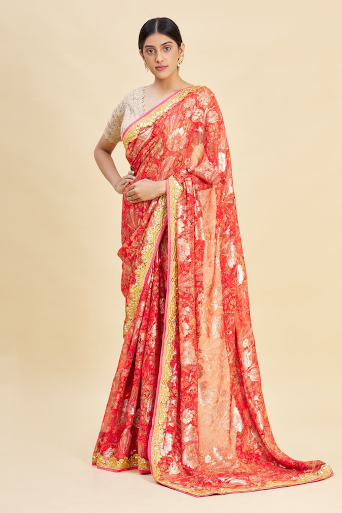 Pallavi Jaikishan Printed Saree