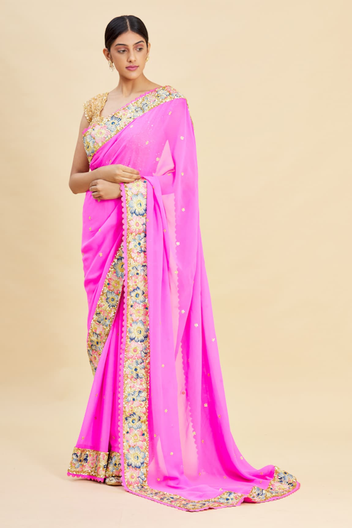 Pallavi Jaikishan Embroidered Saree