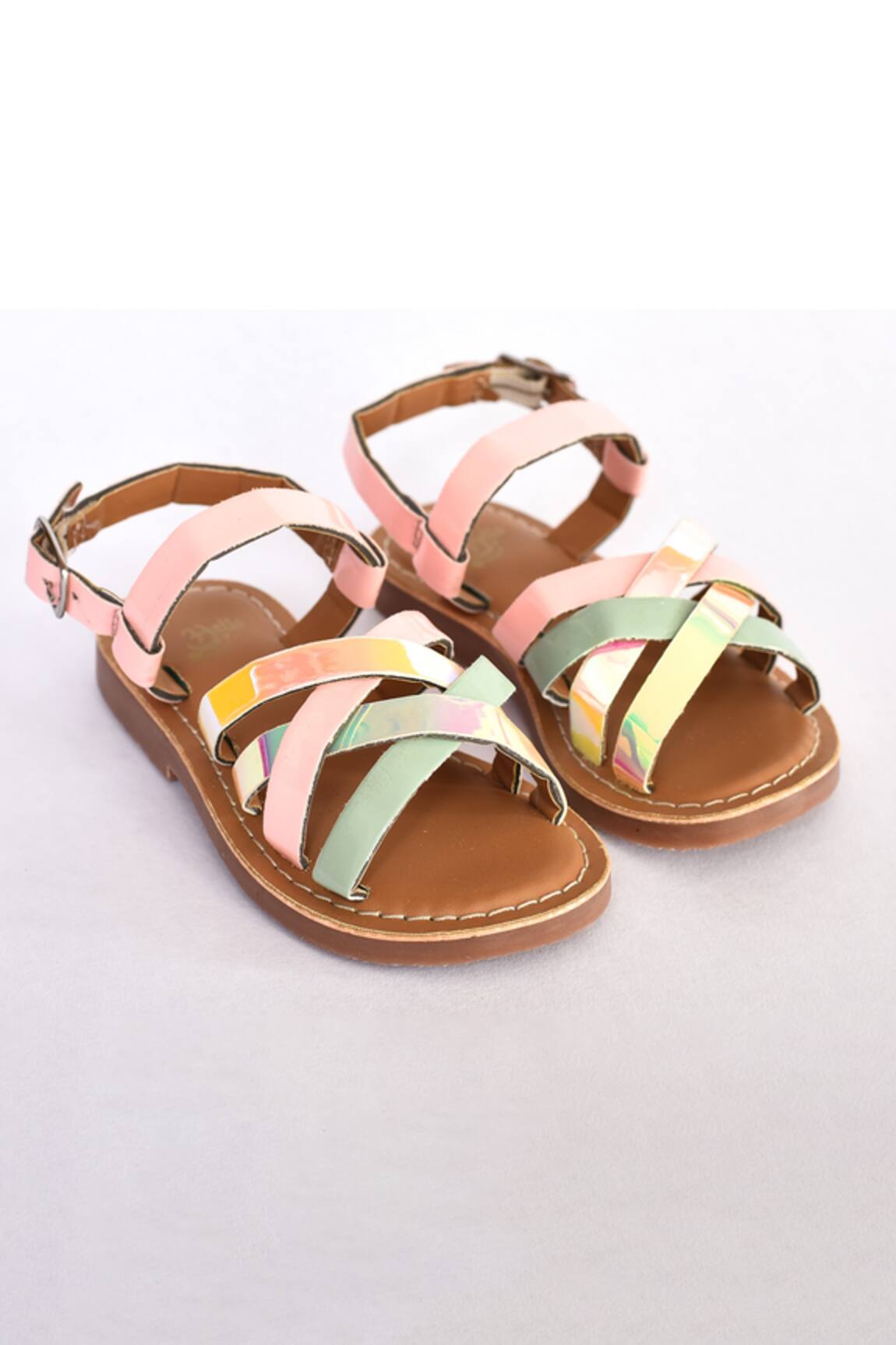 Nayaab by Aleezeh Criss-Cross Strap Sandals