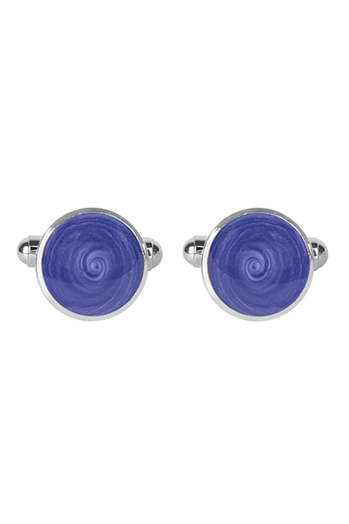 Closet Code Spiral Enamel Cufflinks