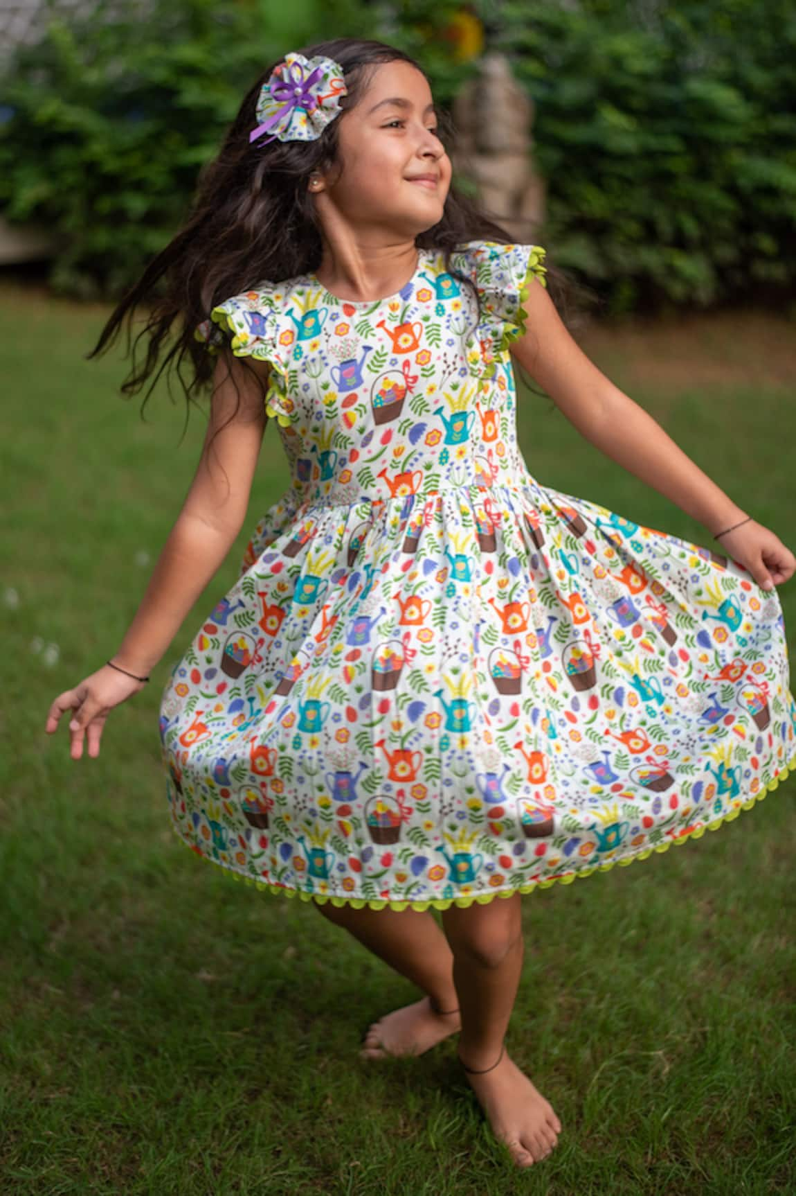 Ribbon Candy Printed Dress