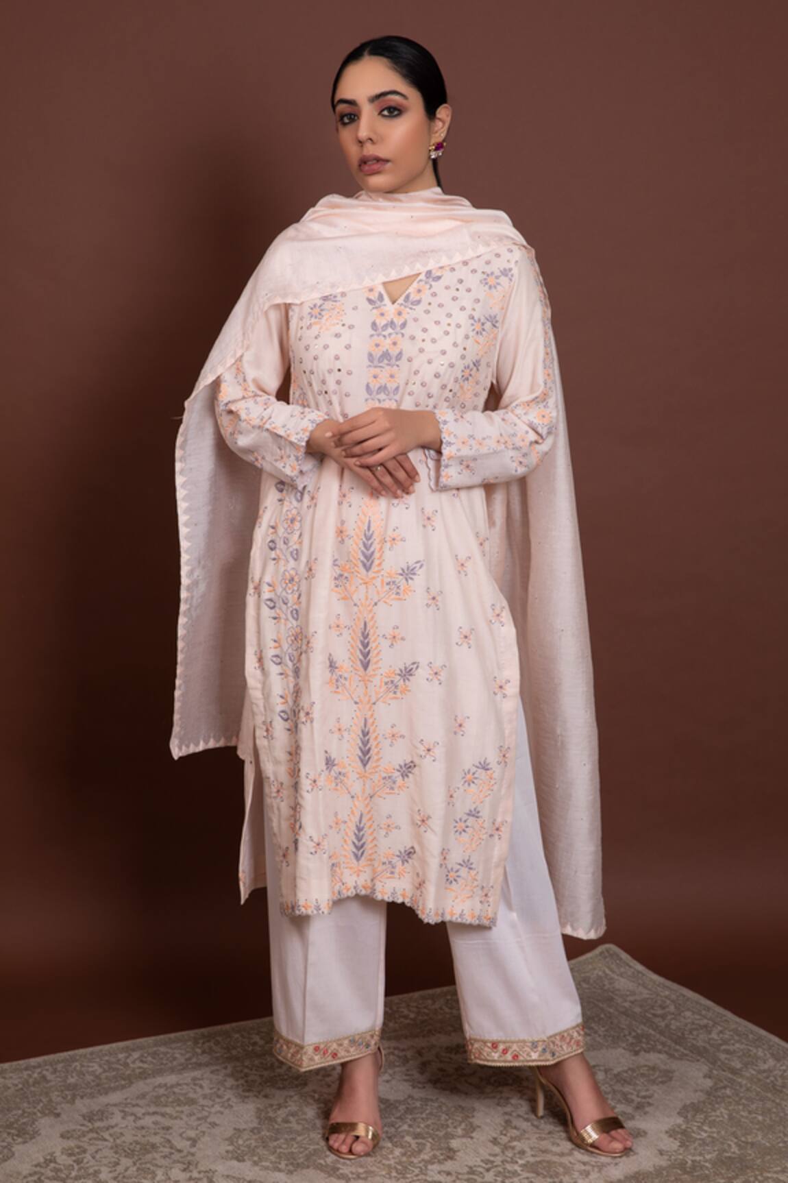 Ruh Clothing Chikankari Kurta Set