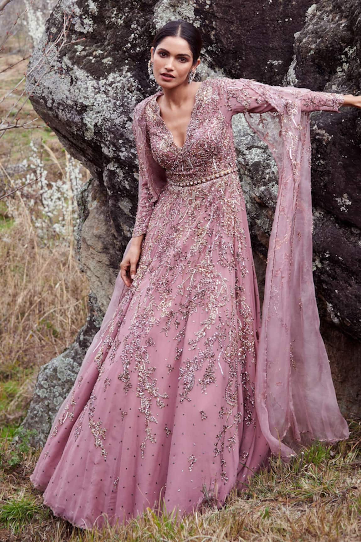 Dolly J Seonna Kamdani Embroidered Anarkali Set 