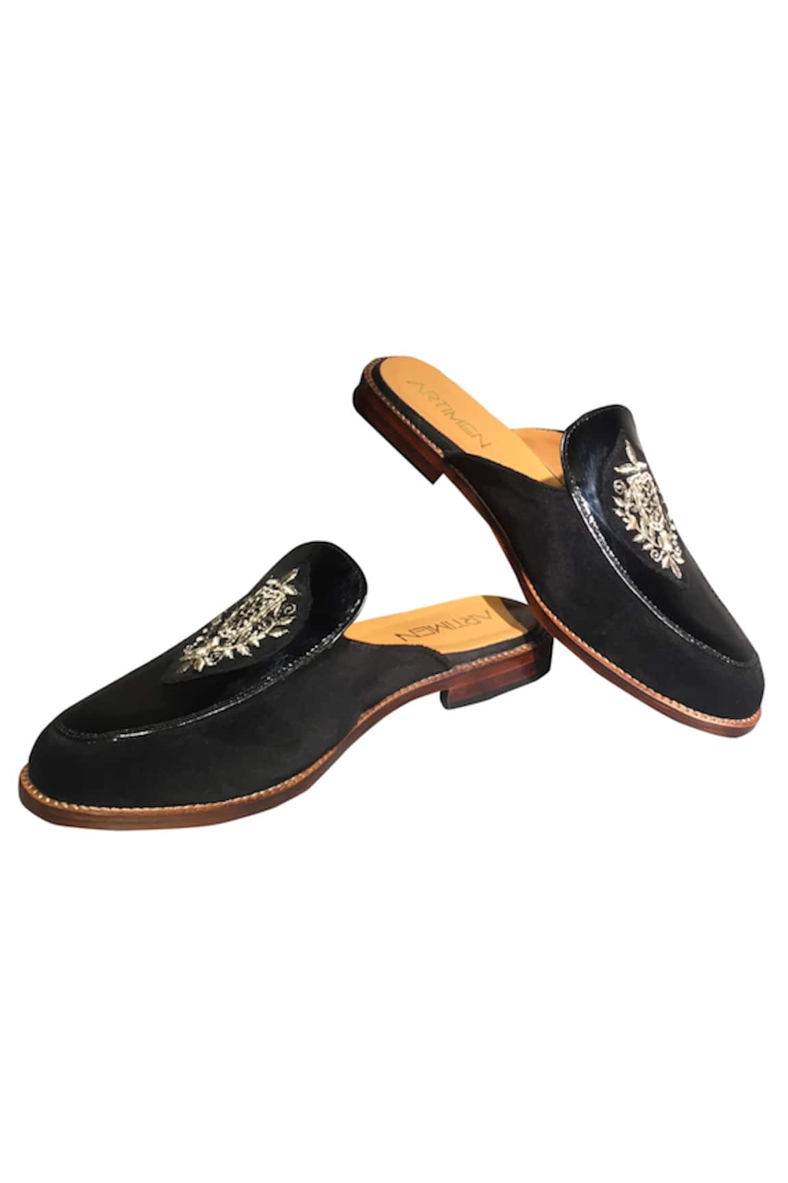 Artimen Embroidered Mules
