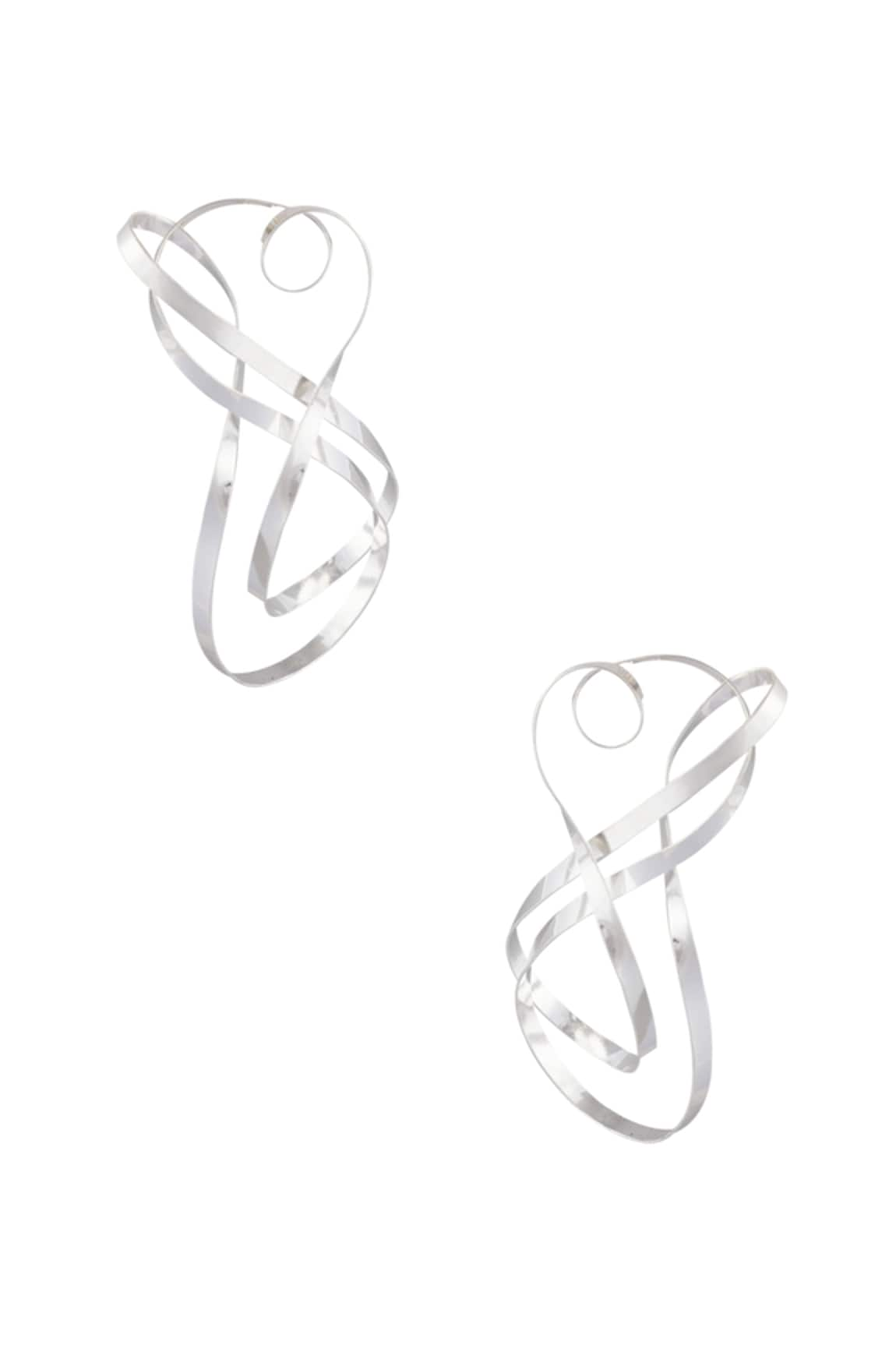 Eurumme Abstract shape earrings with screw closure