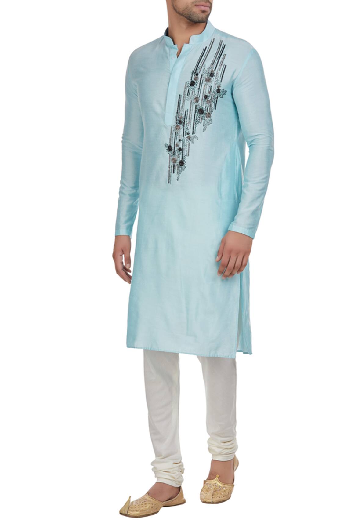 Diyarajvvir Abstract detailed kurta  