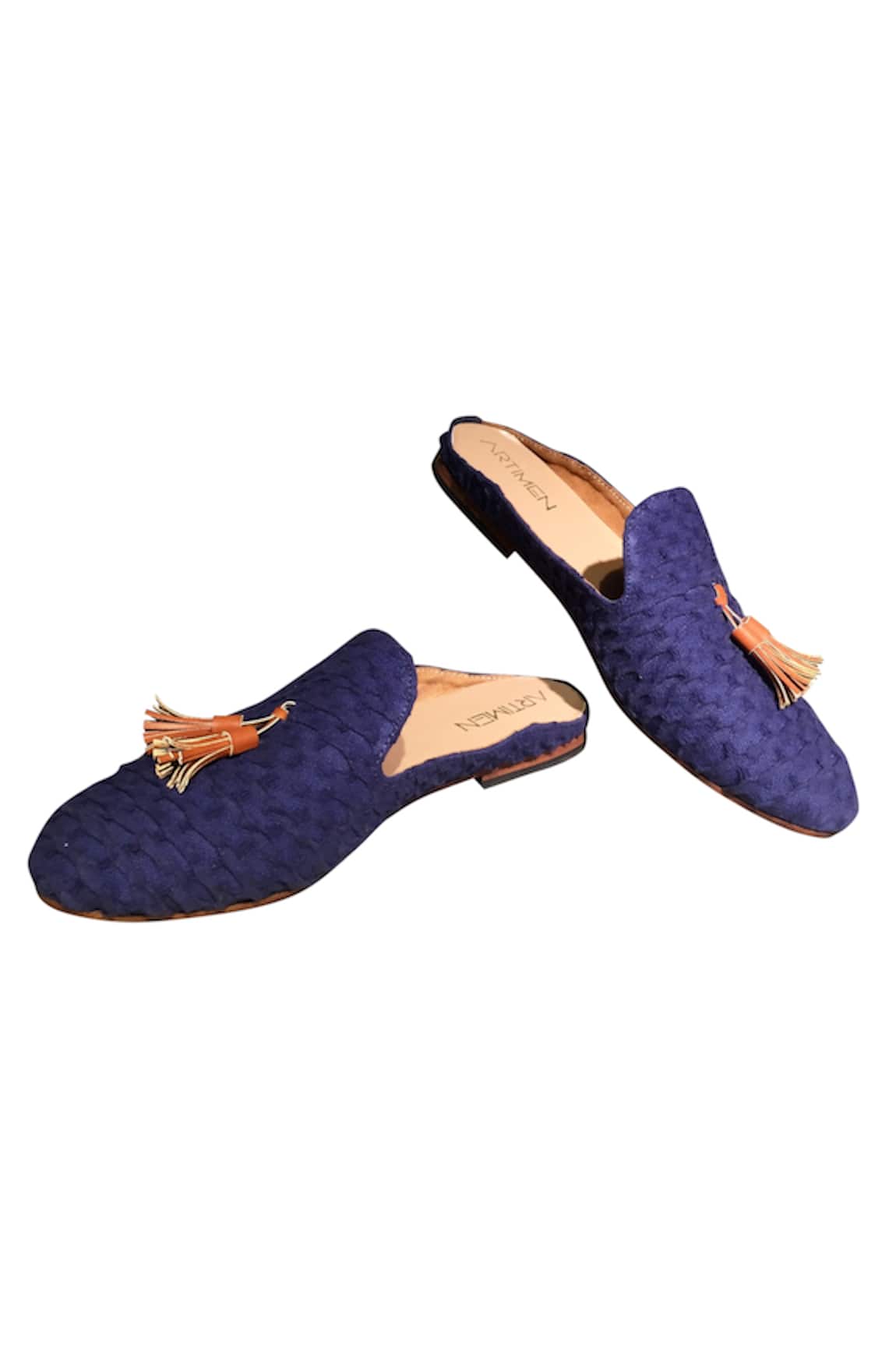 Artimen Contrast Tassel Mules 