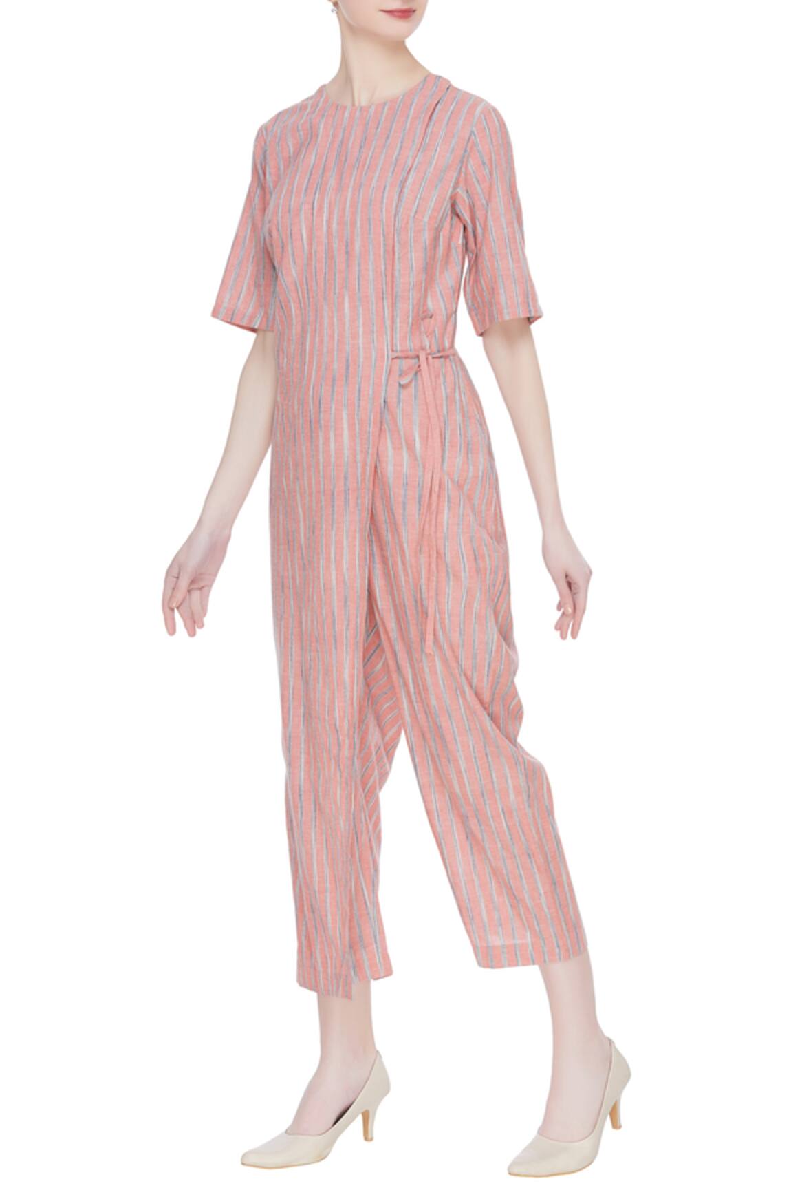 Divya Sheth Striped Jumpsuit