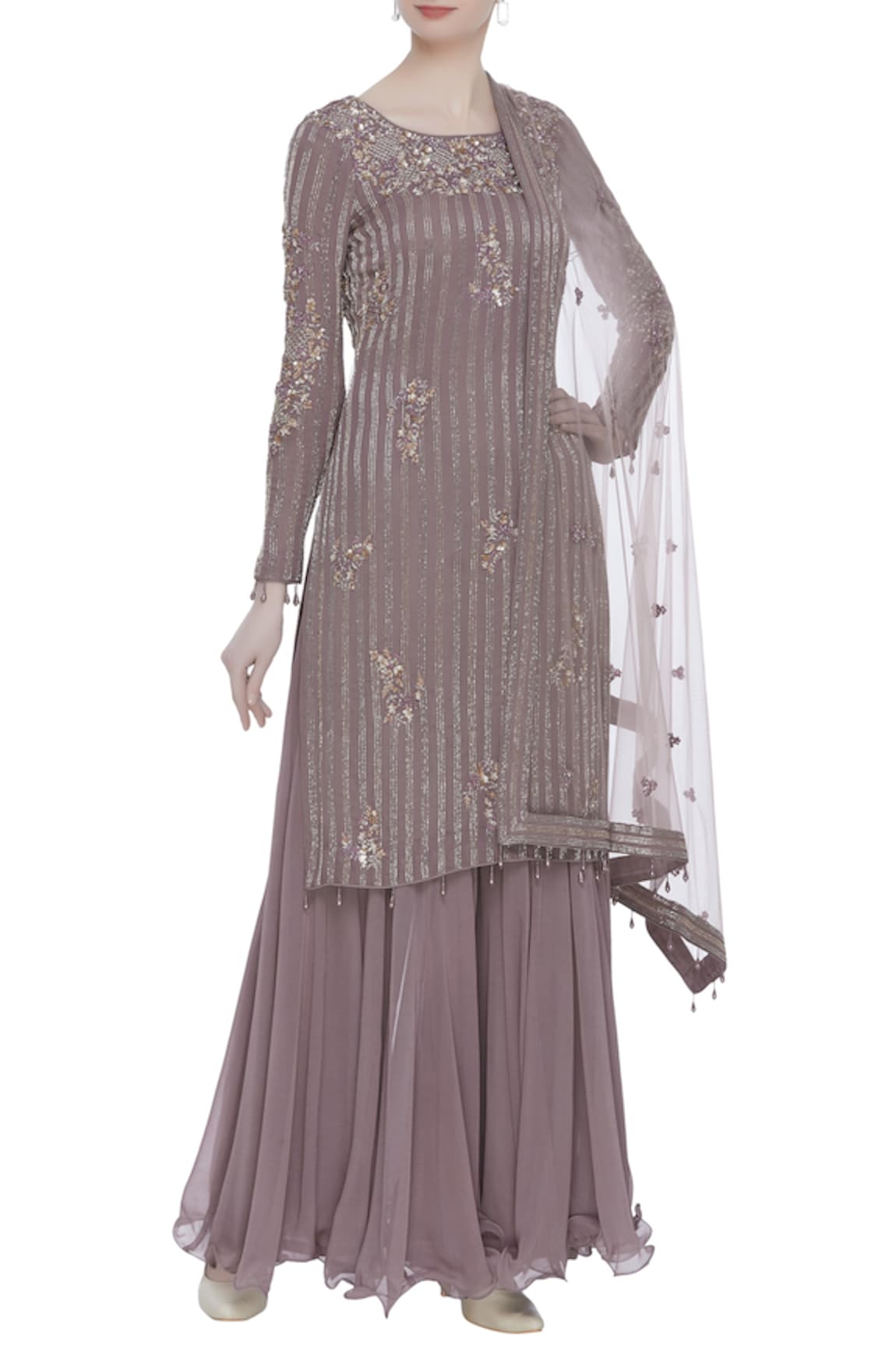 Mahima Batra Embroidered Kurta Sharara Set