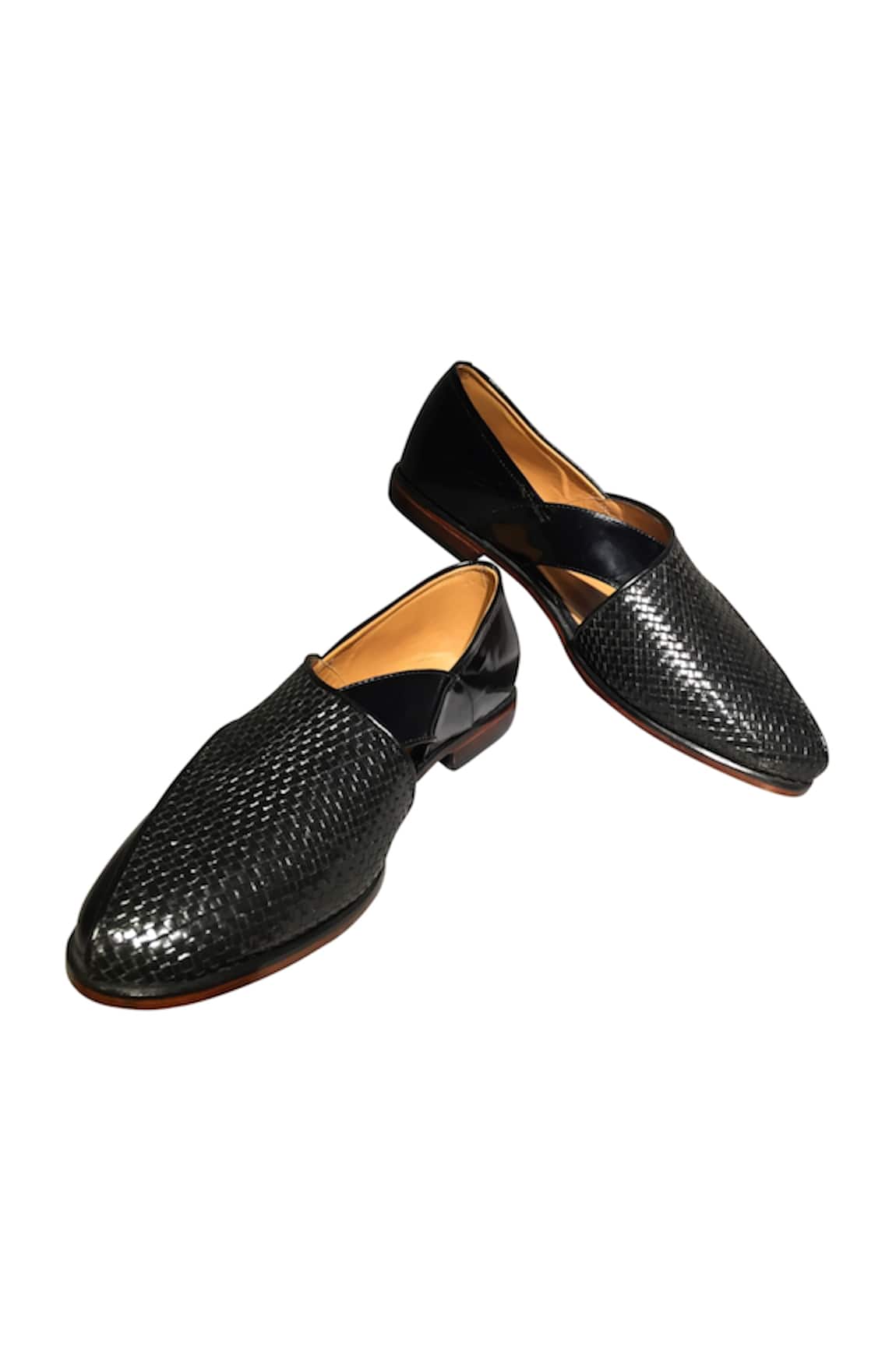 Artimen Leather Peshawari Woven Shoes 
