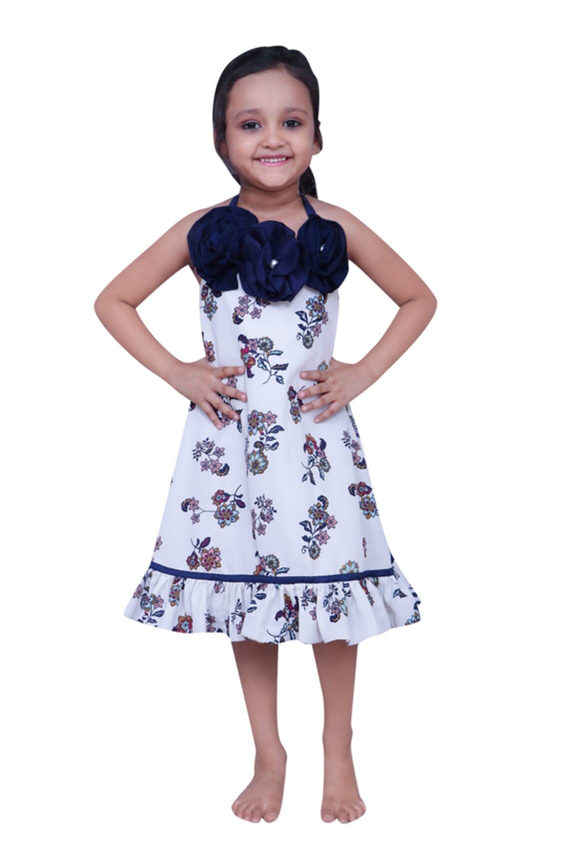 Kirti Agarwal - Pret N Couture Floral printed crepe dress