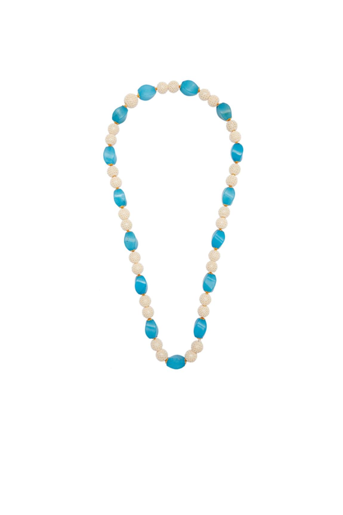 Posh By Rathore Bead Embellished Necklace