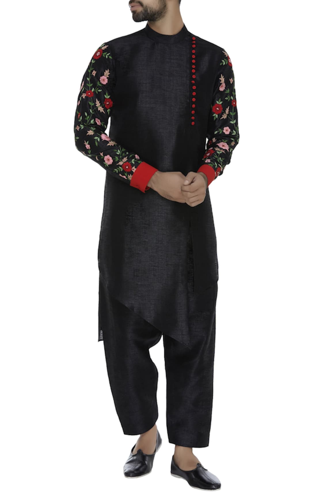 SOL by Piyush Dedhia Floral embridered kurta with salwar