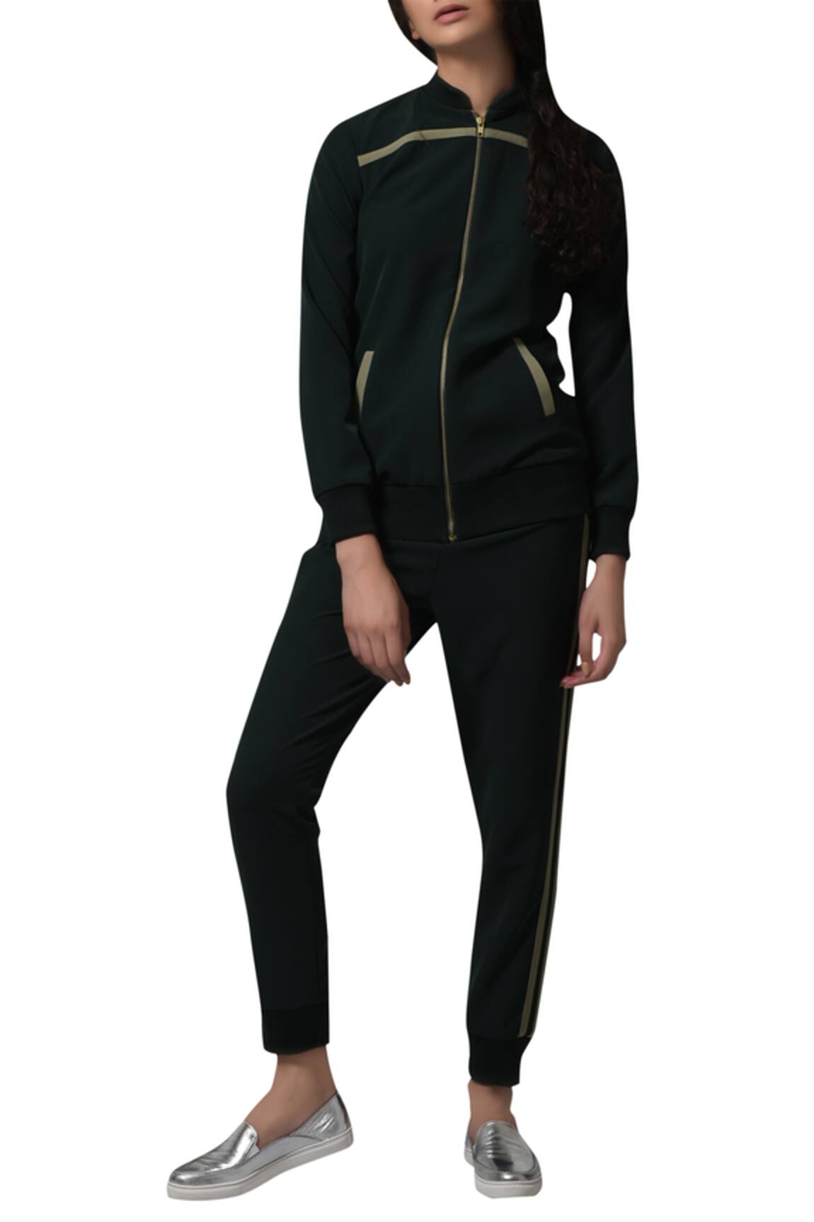 Manika Nanda Racer back cut out track suit 