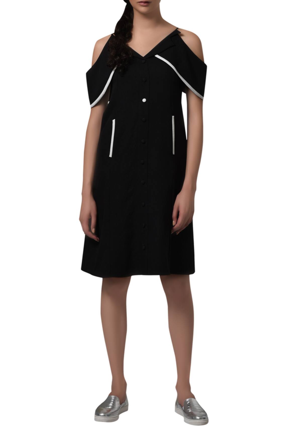 Manika Nanda Cold Shoulder Dress 