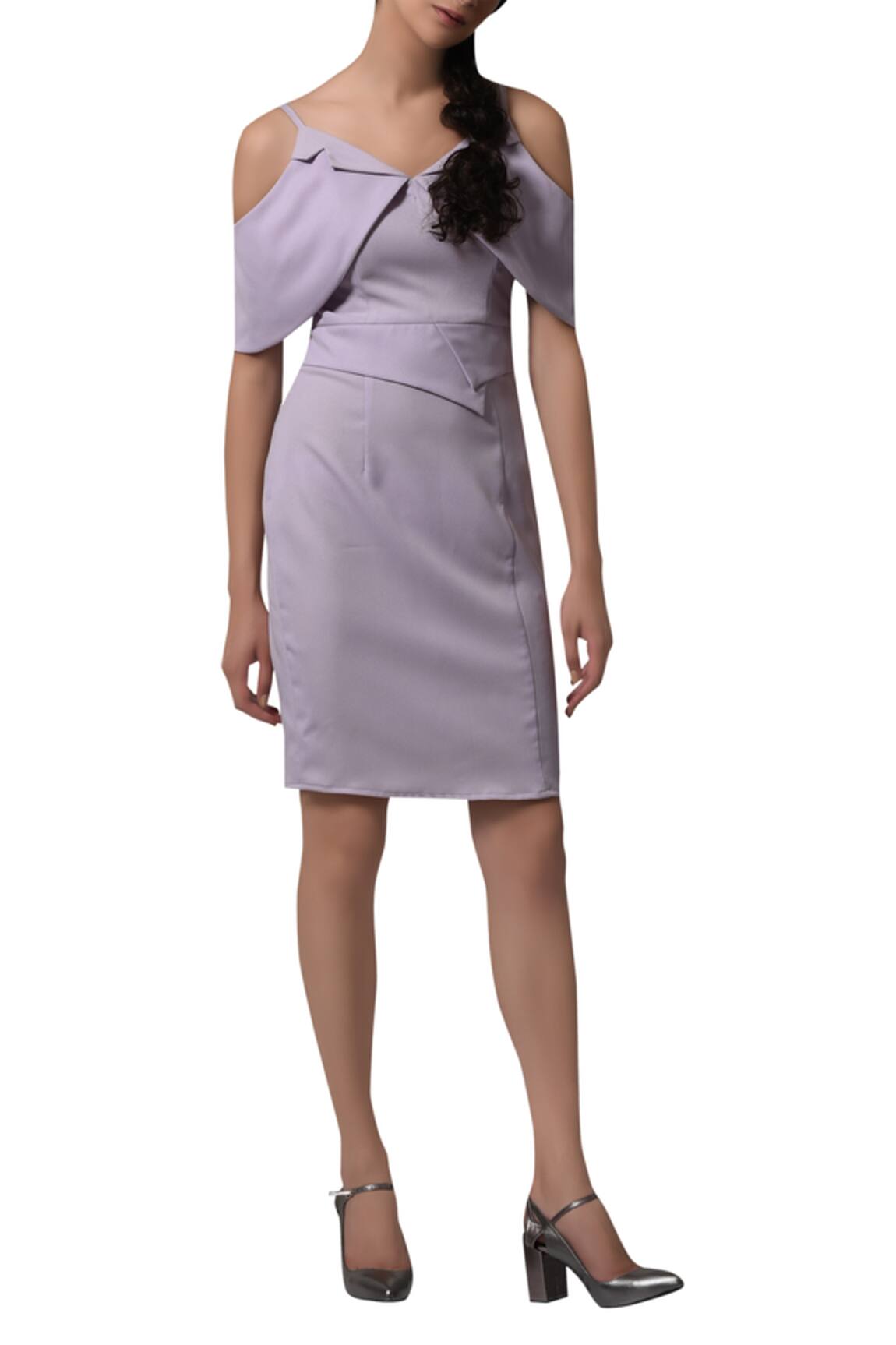 Manika Nanda Cold shoulder dress 