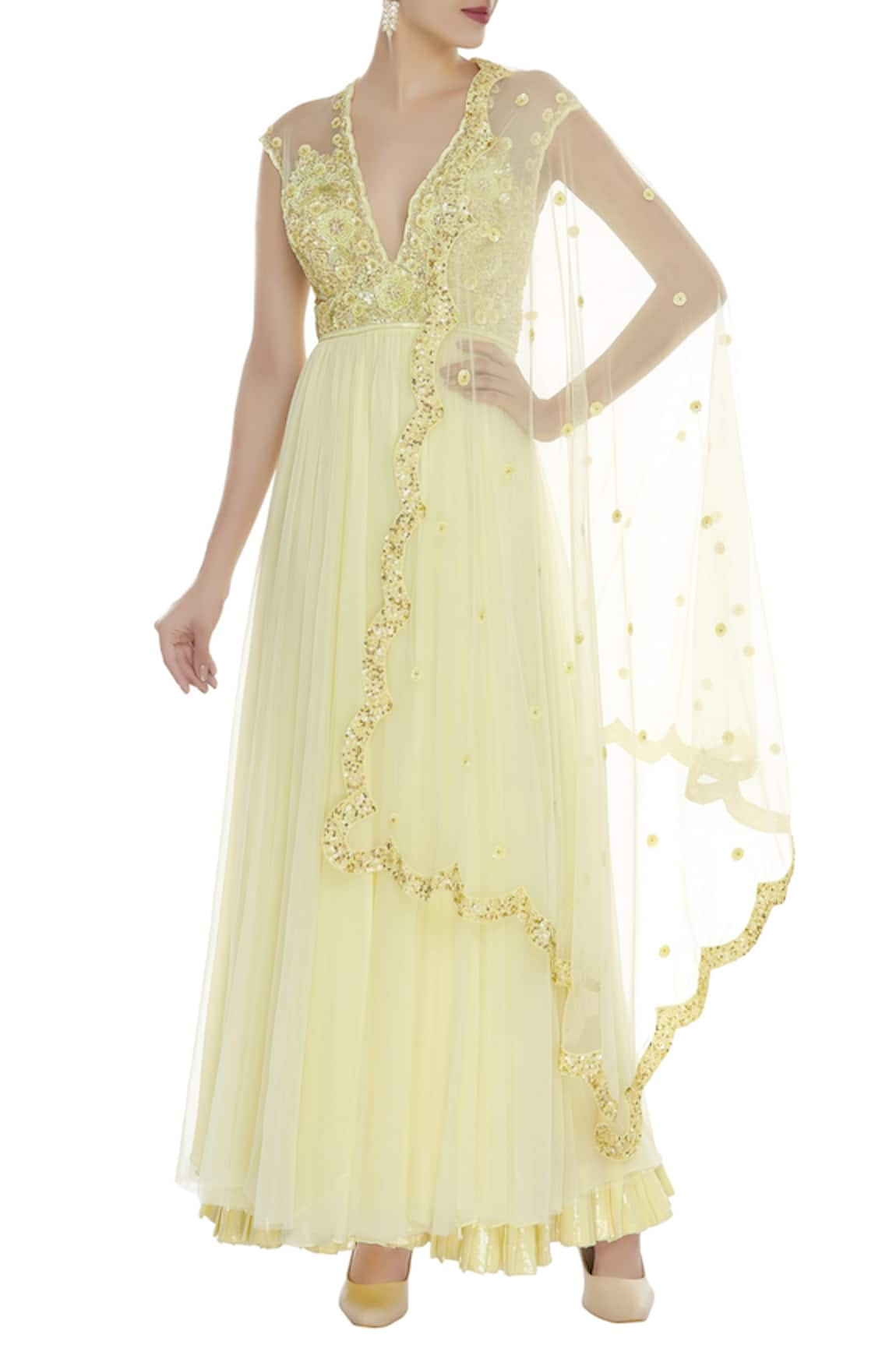 Seema Khan Embellished anarkali kurta with dupatta