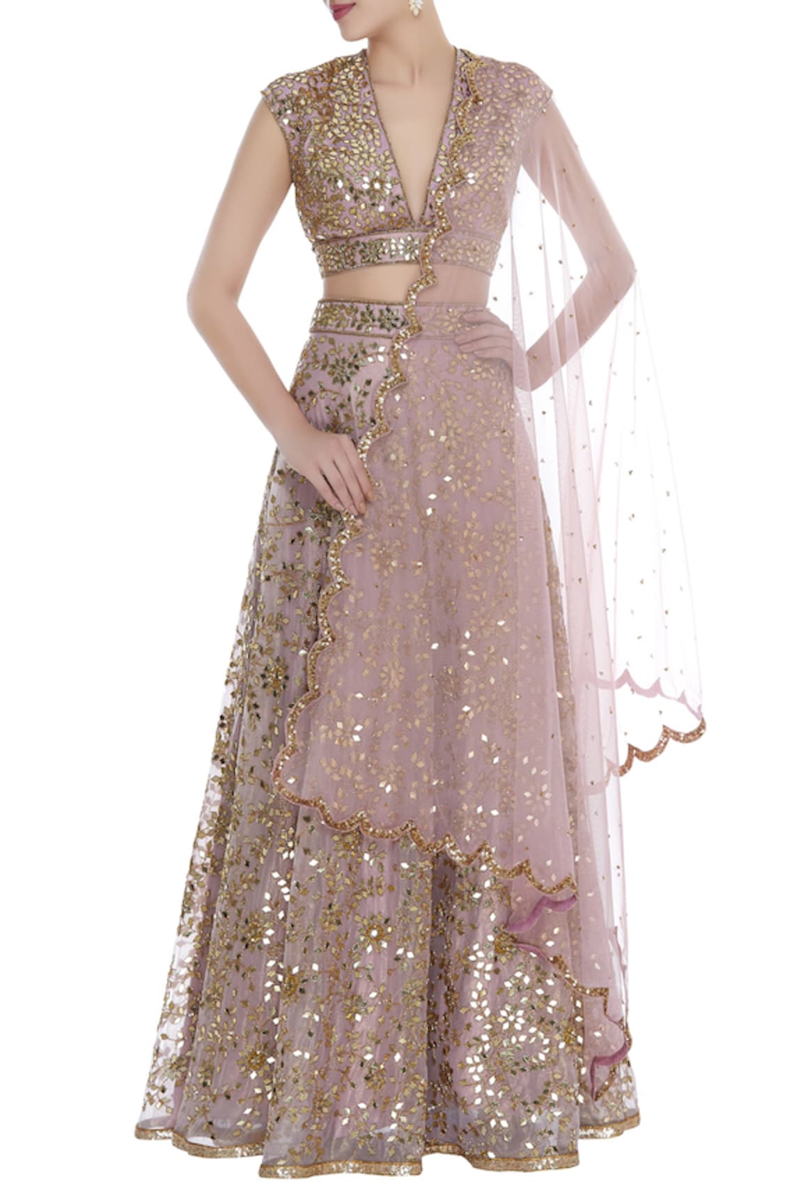 Seema Khan Mirror work lehenga set