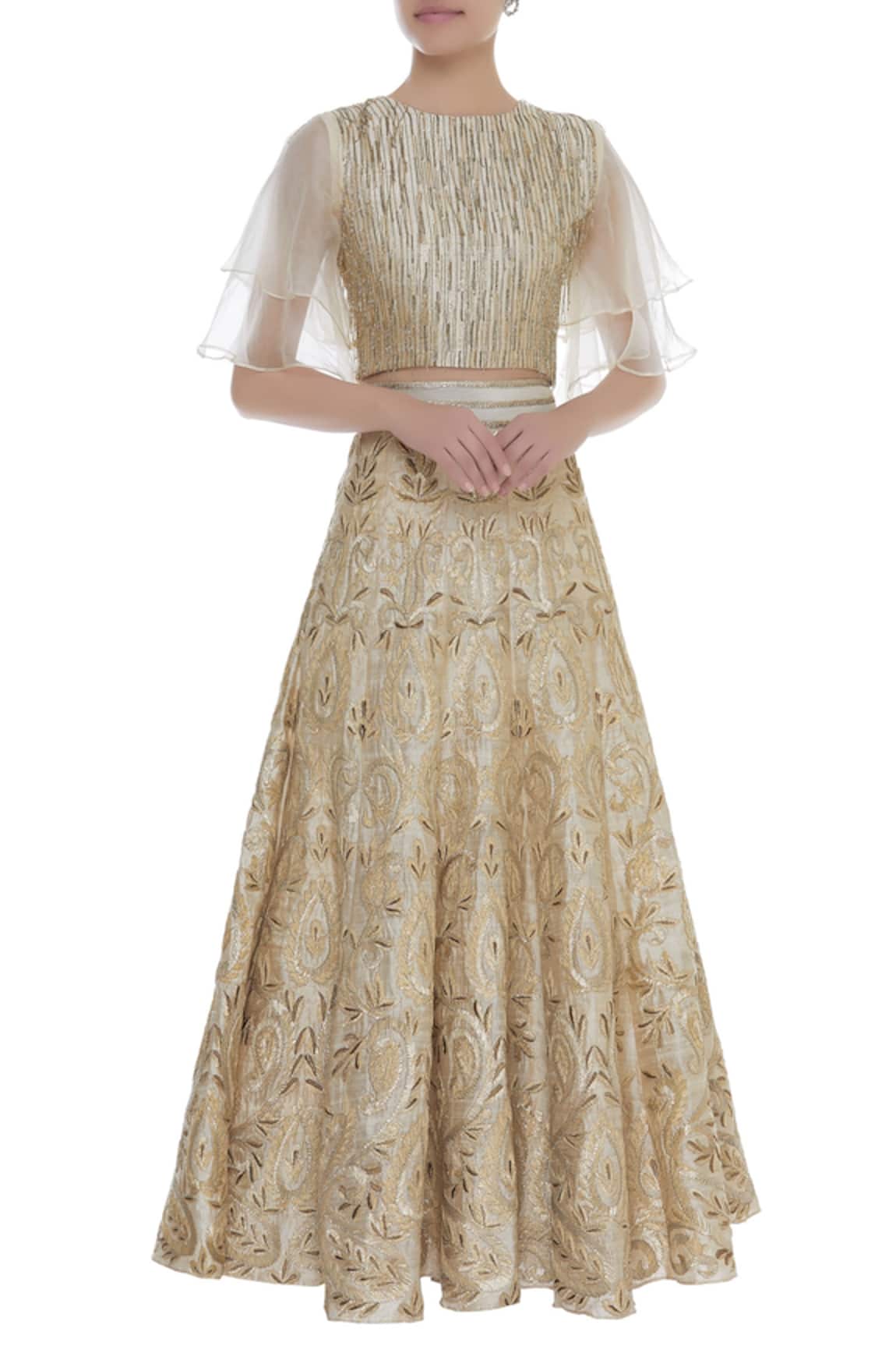 Samatvam By Anjali Bhaskar Embroidered Lehenga Set