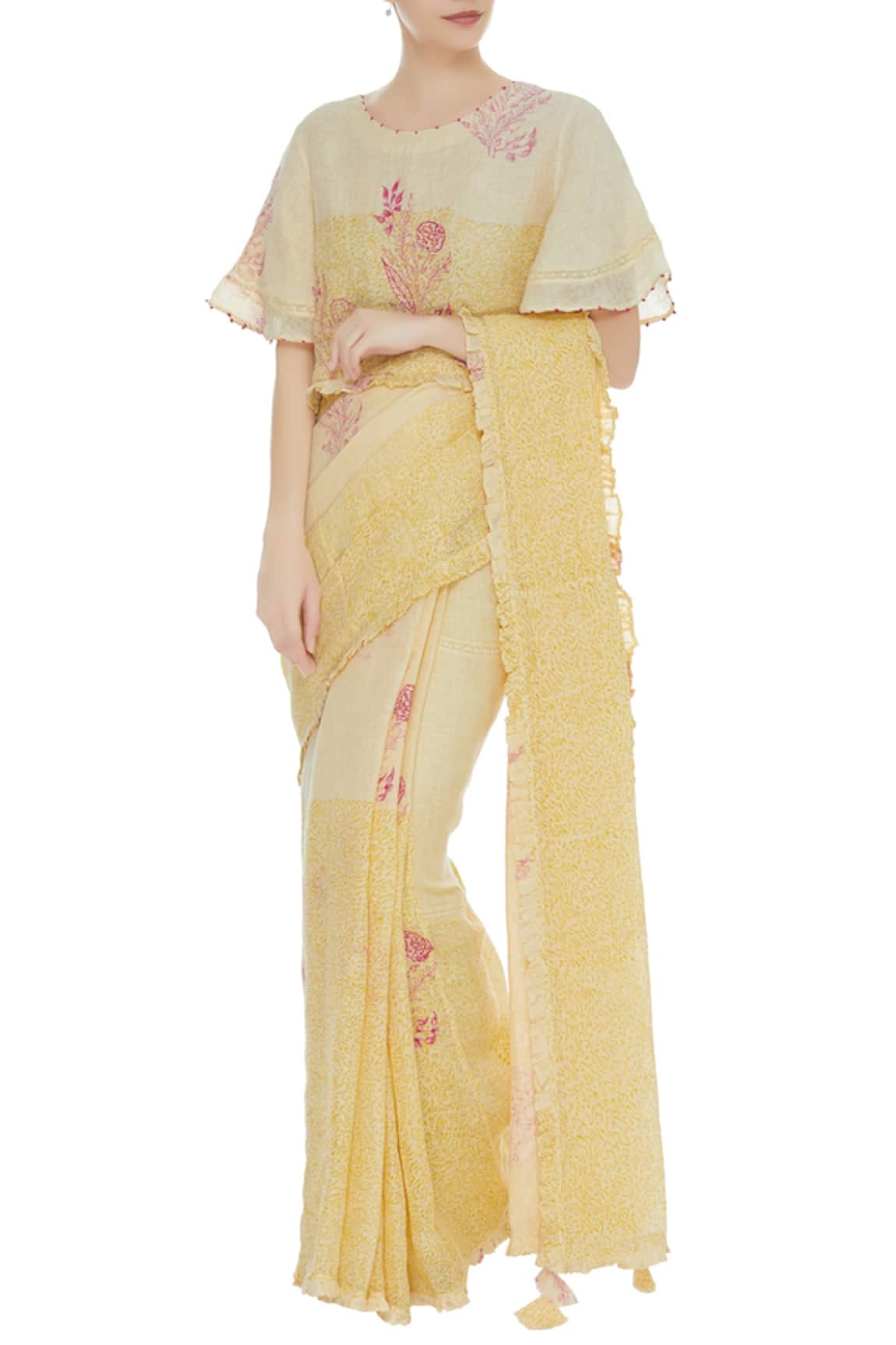 Shagun Manchanda Handwoven Linen Blouse 