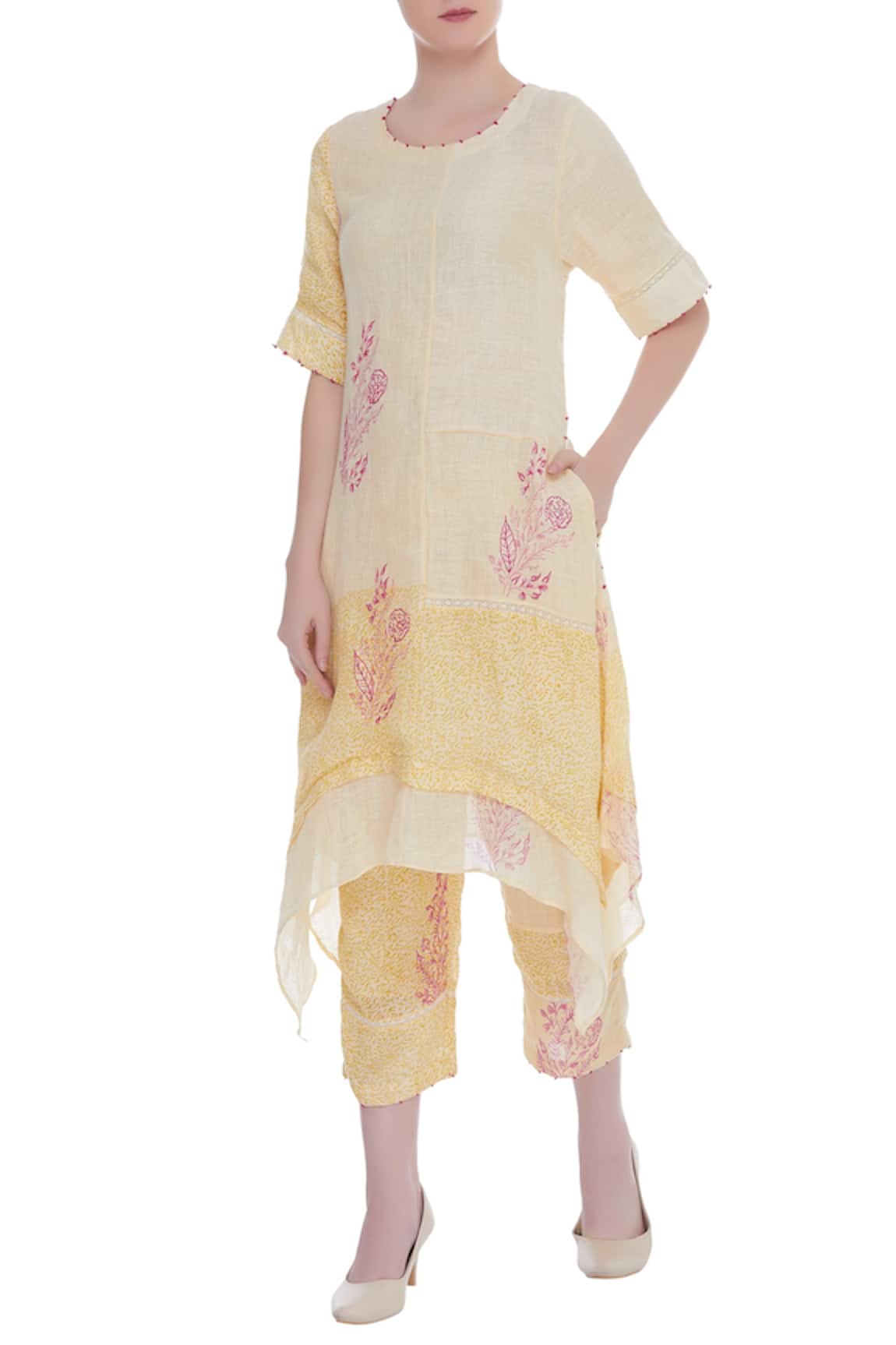 Shagun Manchanda layered printed kurta