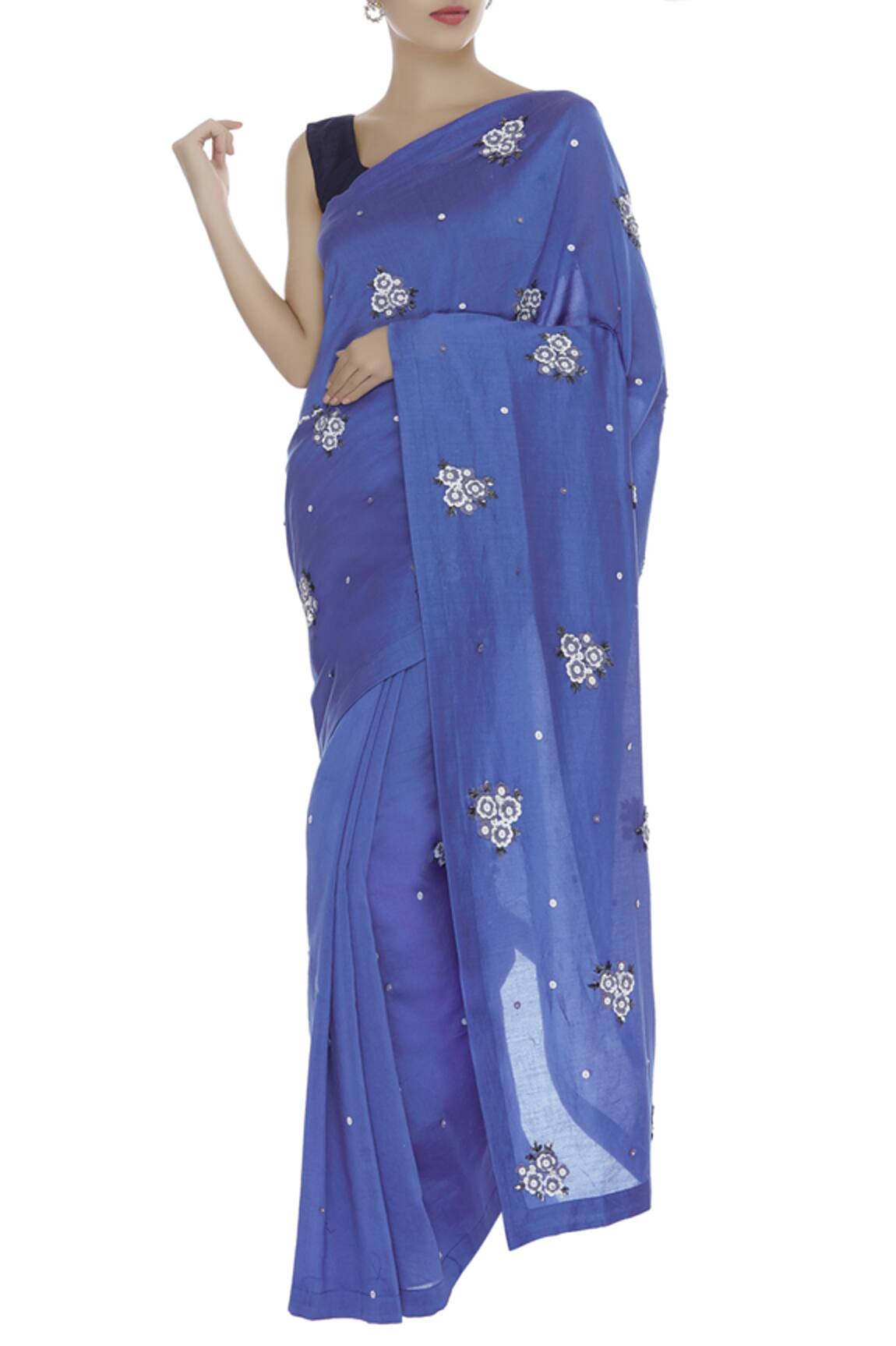 Aalyxir Hand Embroidered Saree
