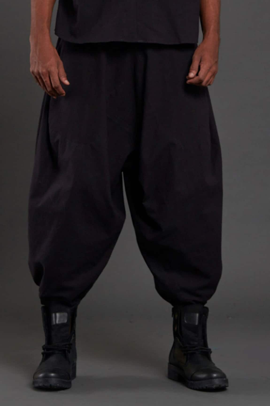 Baggy Jeans Black Cargo Pockets Carpenter Jeans for Men Online  Powerlook