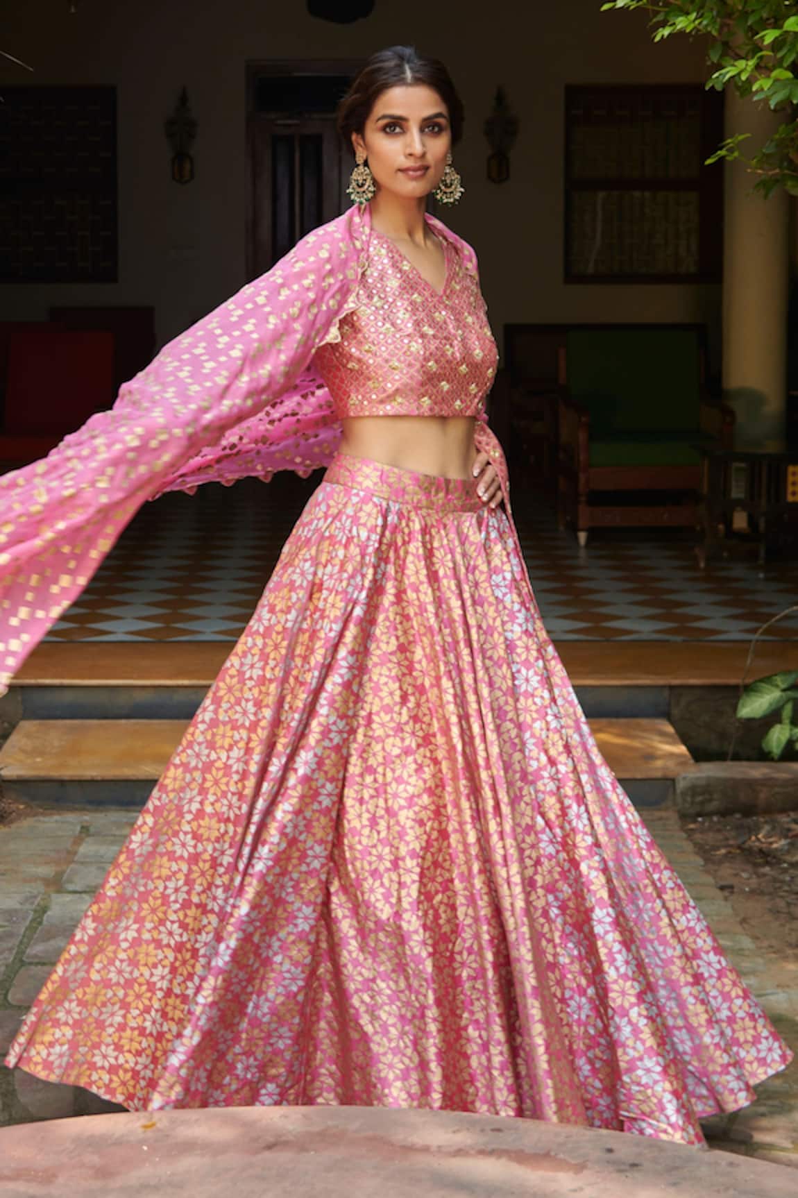 Seema Nanda Kamla Printed Lehenga Set 