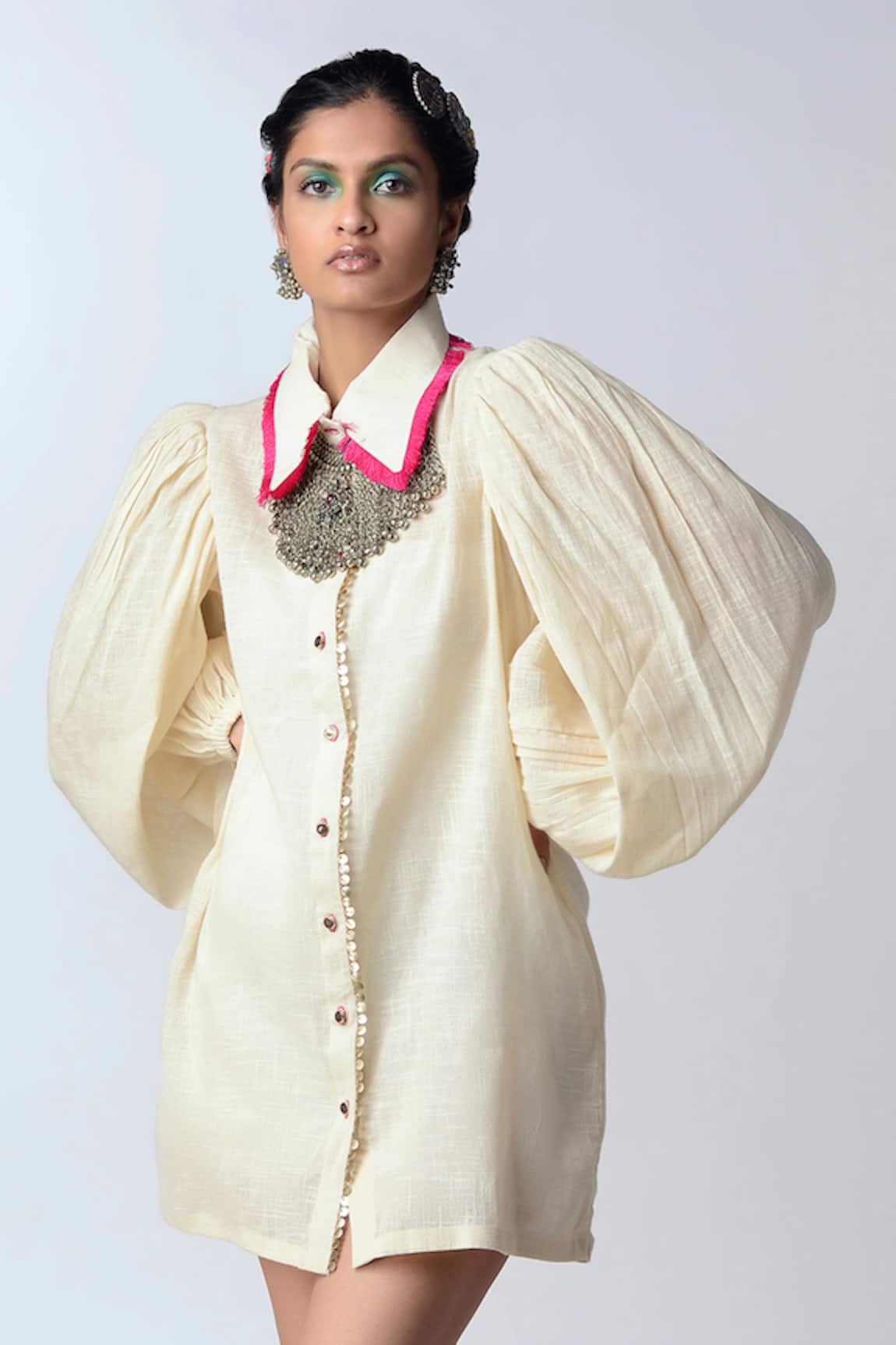 Rishi & Vibhuti Organic Cotton Shift Dress