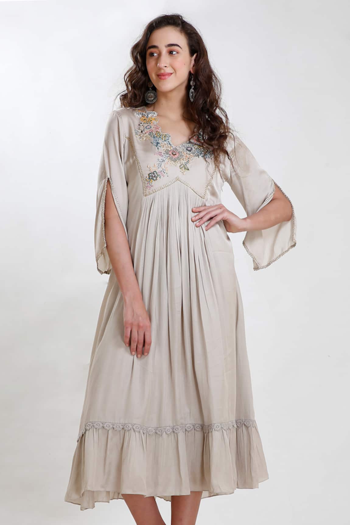 Whimsical By Shica Hand Embroidered Dress