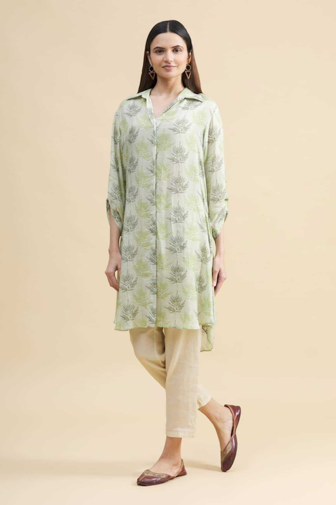 Zeel Doshi Silk Printed Tunic