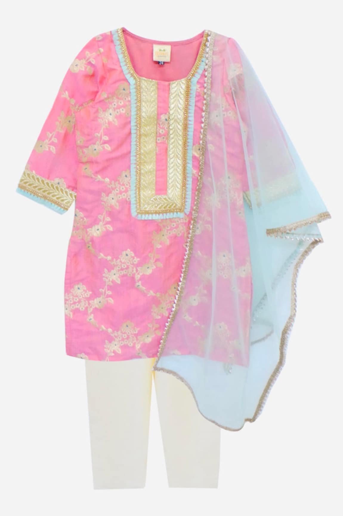 Bloomers by Amrita M Silk Kurta Set