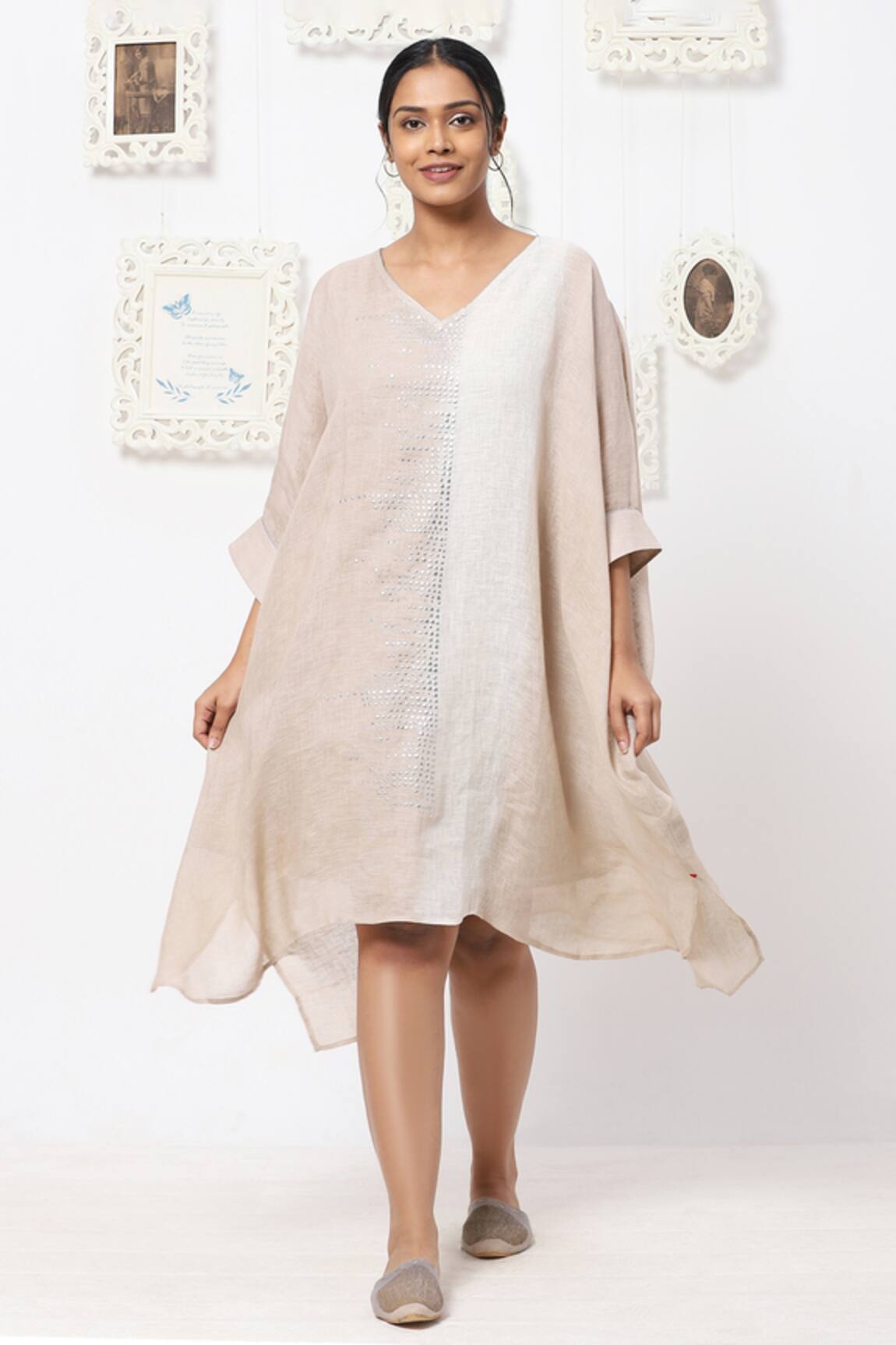 Kaveri Linen Boxy Dress