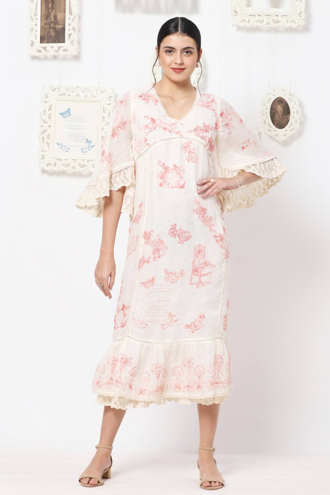 Kaveri Linen Midi Dress