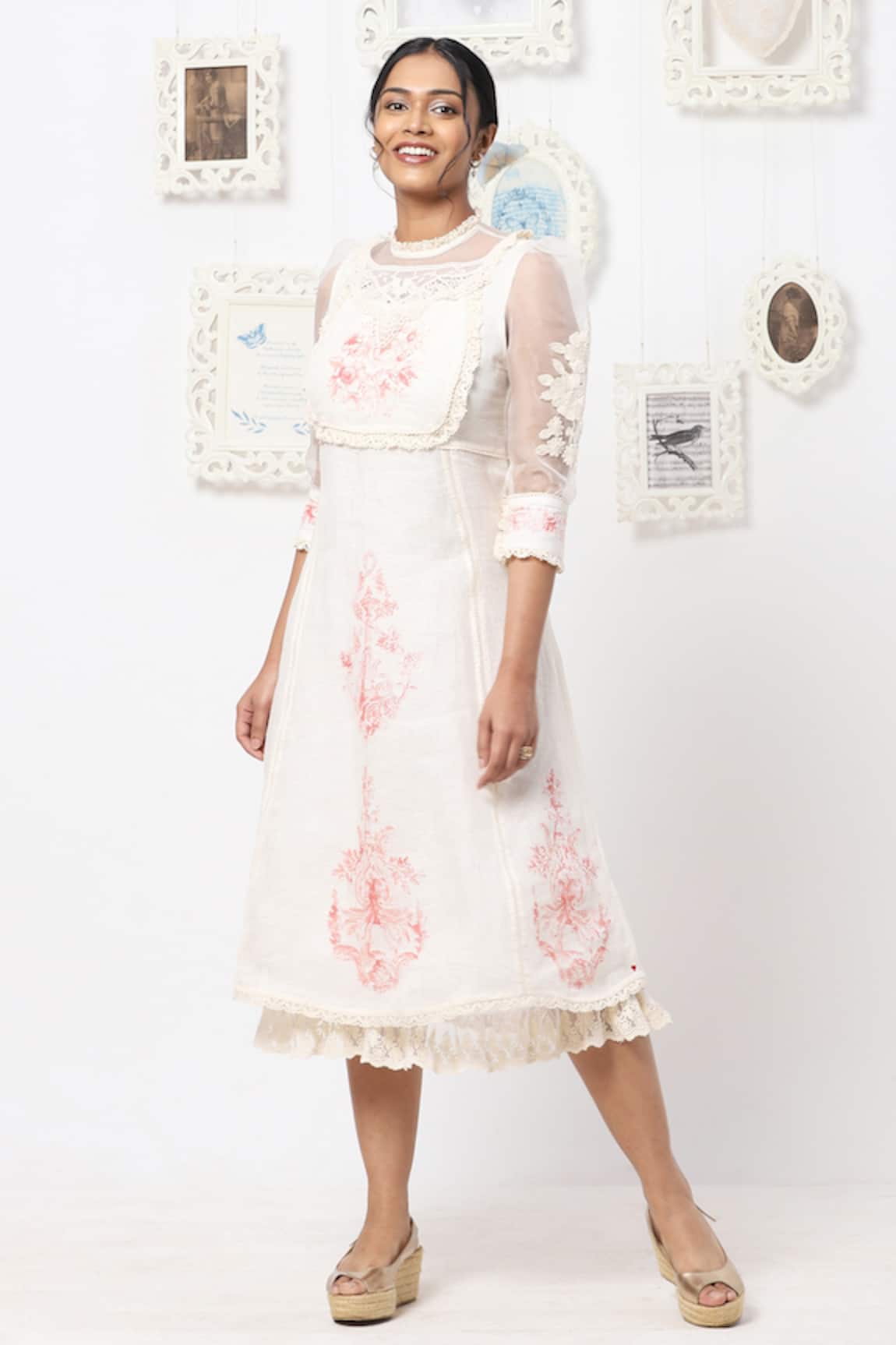 Kaveri Linen Midi Dress