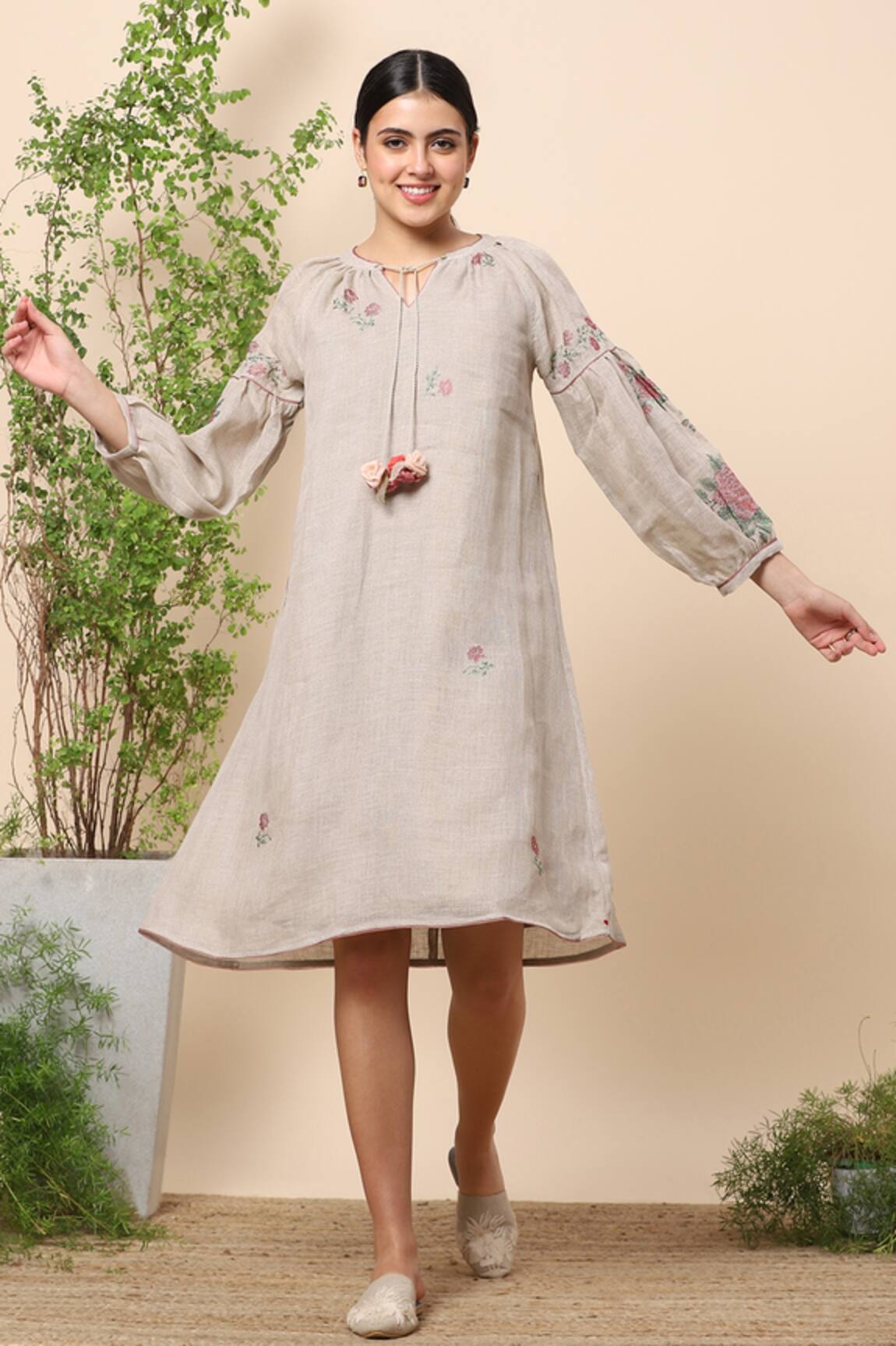 Kaveri Linen Dress