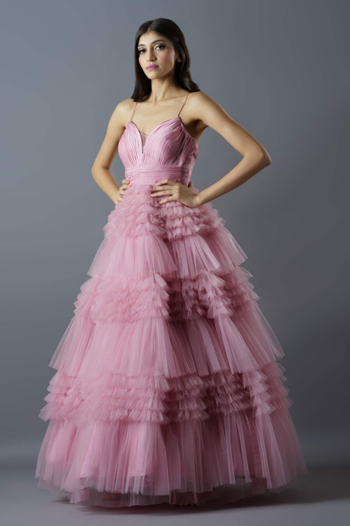 Astha Batra Princess Tiered Gown