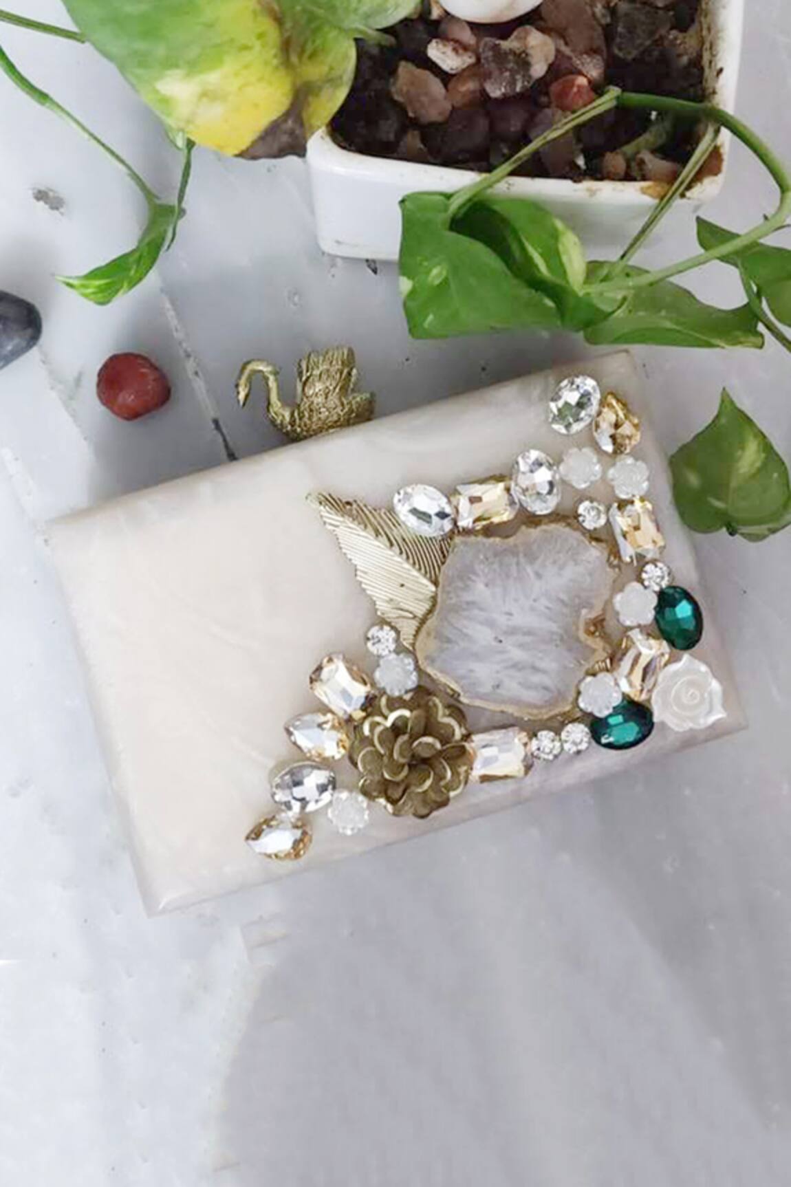 A Clutch Story Bird Resin Box Clutch