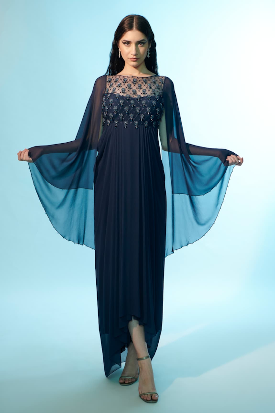 Anjali Kanwar Embroidered Draped Dress