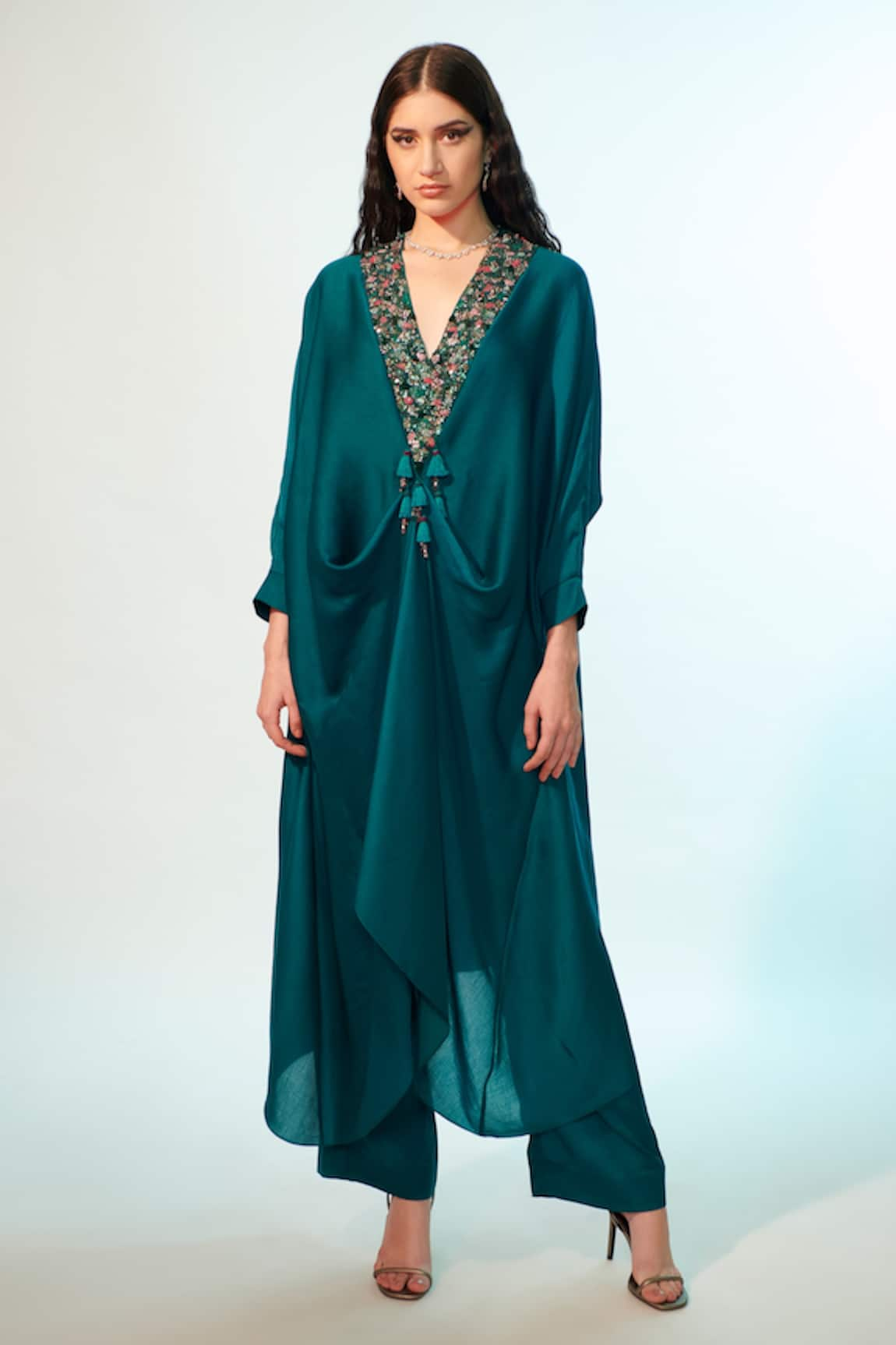 Anjali Kanwar Draped Tunic & Pant Set