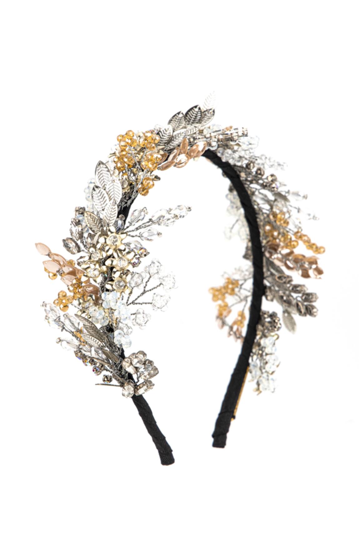 Born Flash Akshaara Floral Embellished Hairband
