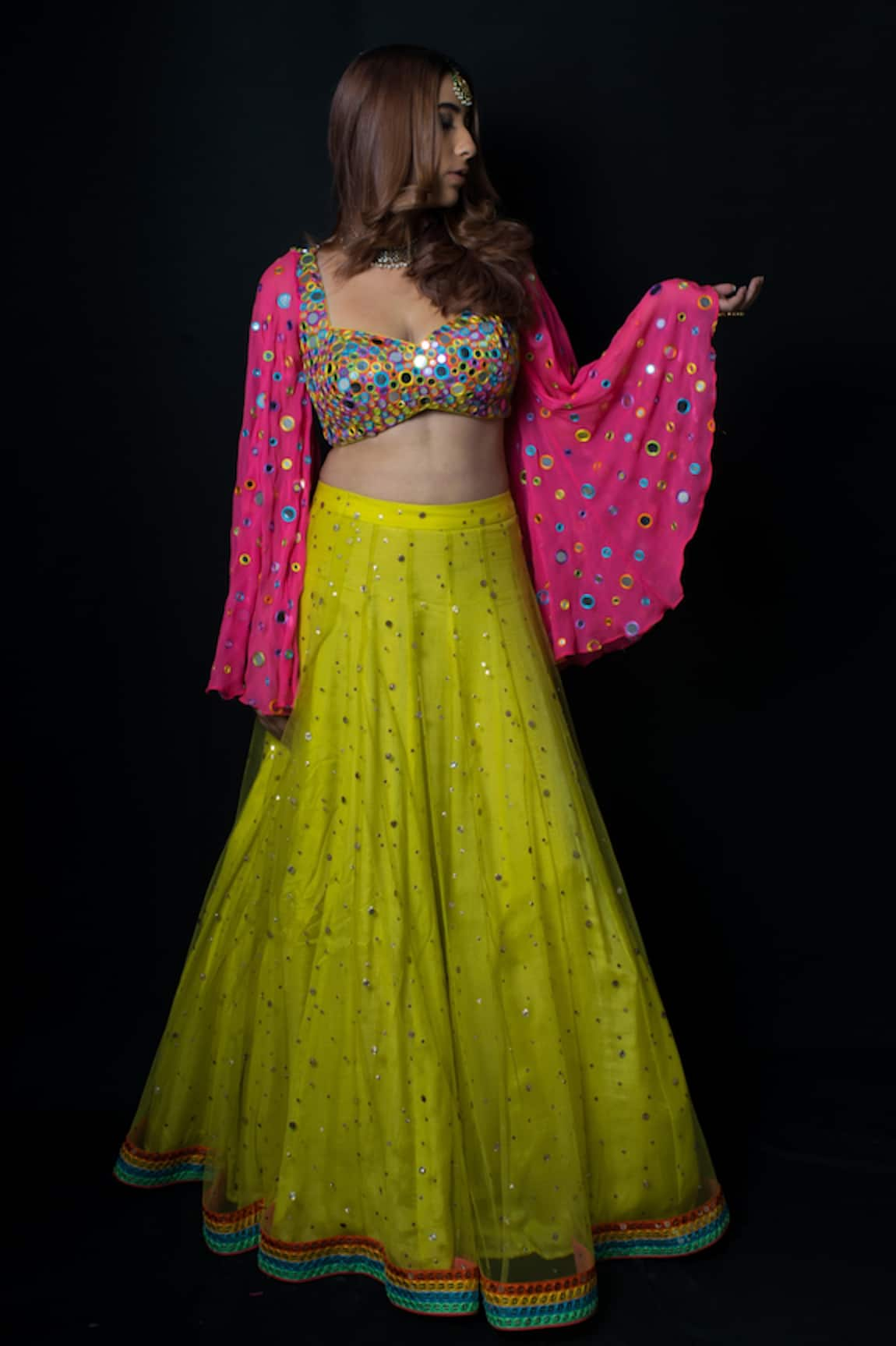 Avnni Kapur Mukaish Work Lehenga & Blouse Set