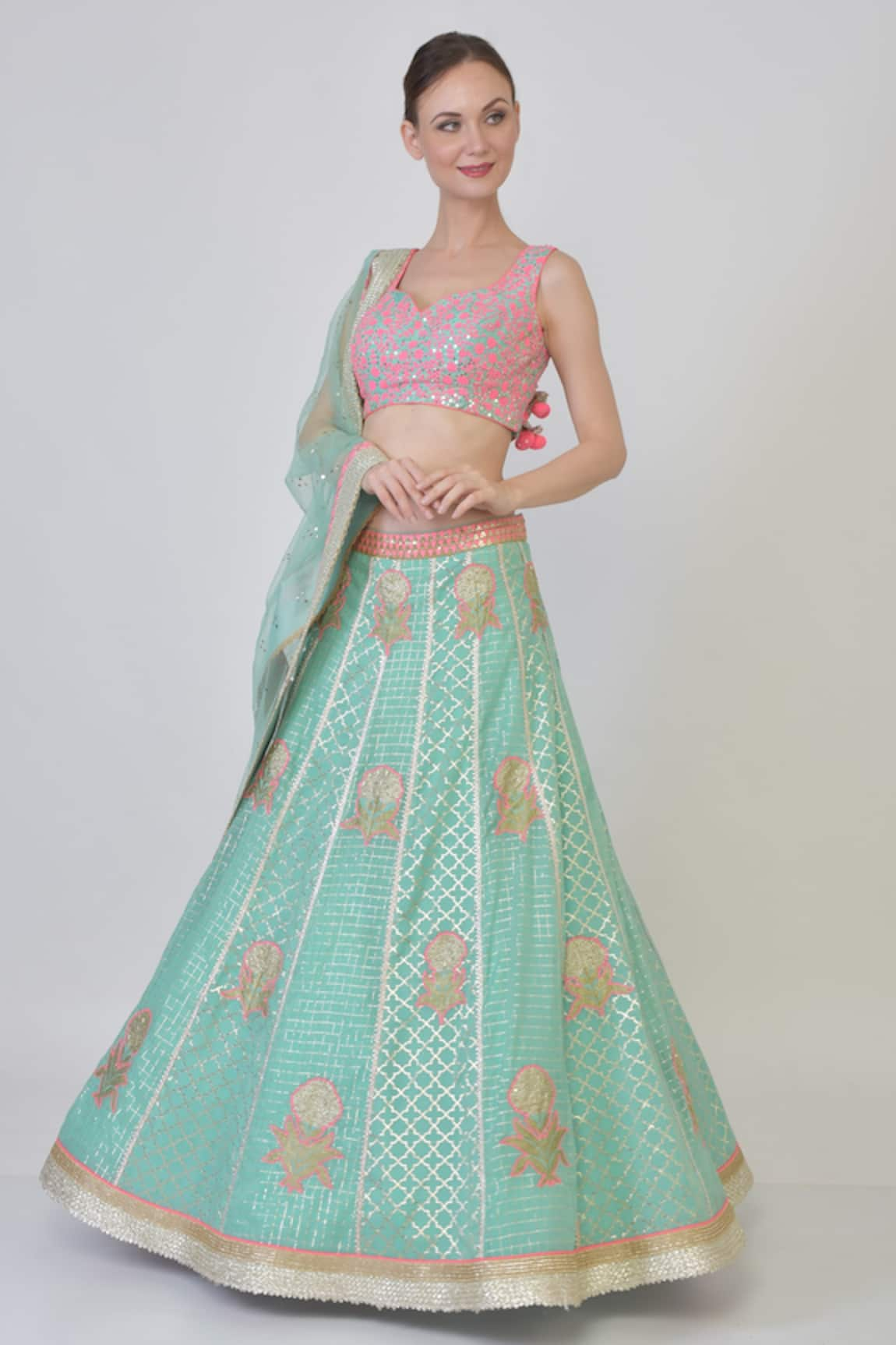 Avnni Kapur Chanderi Banarasi Lehenga Set