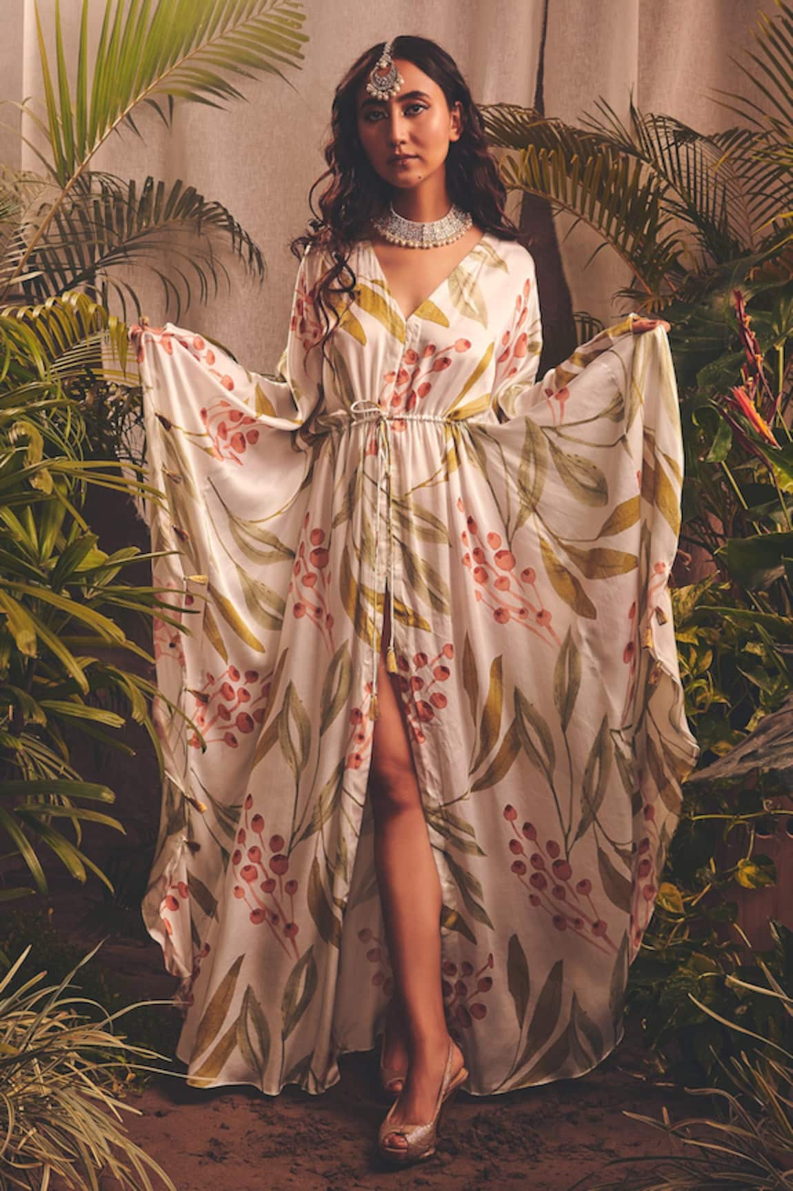 House of Hiya Cherish Printed Kaftan