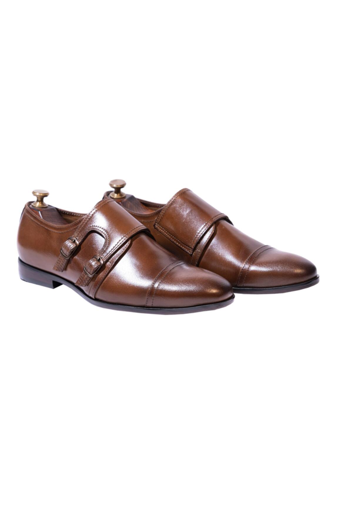 Artimen Handcrafted Double Monk Shoes
