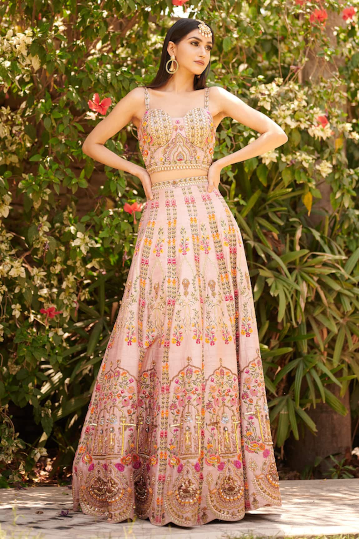 Aman Takyar Embroidered Lehenga Blouse Set 