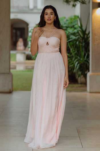 Pinup By Astha Amara Ruched Gown 