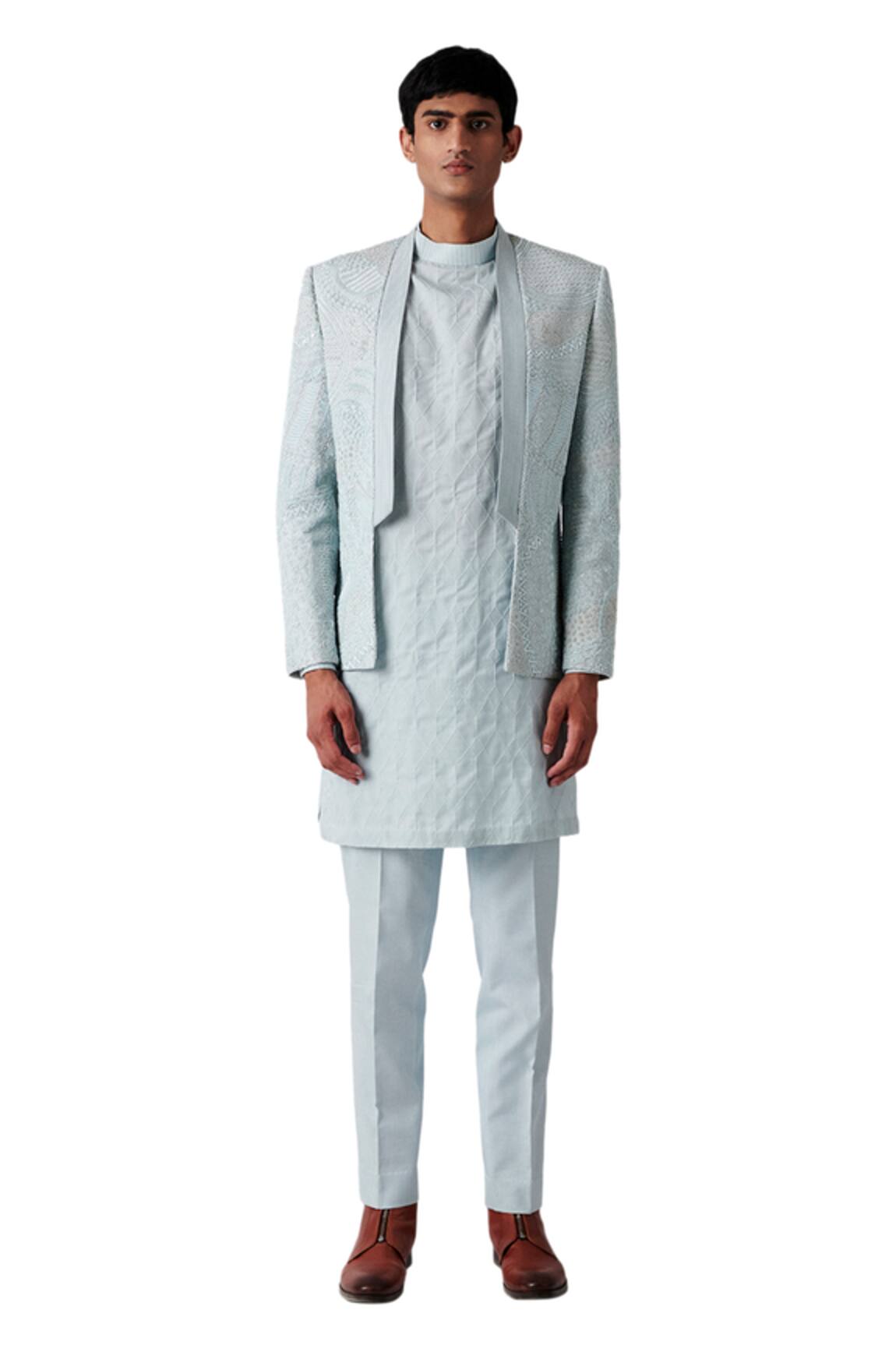 Amaare Embroidered Jacket & Kurta Set