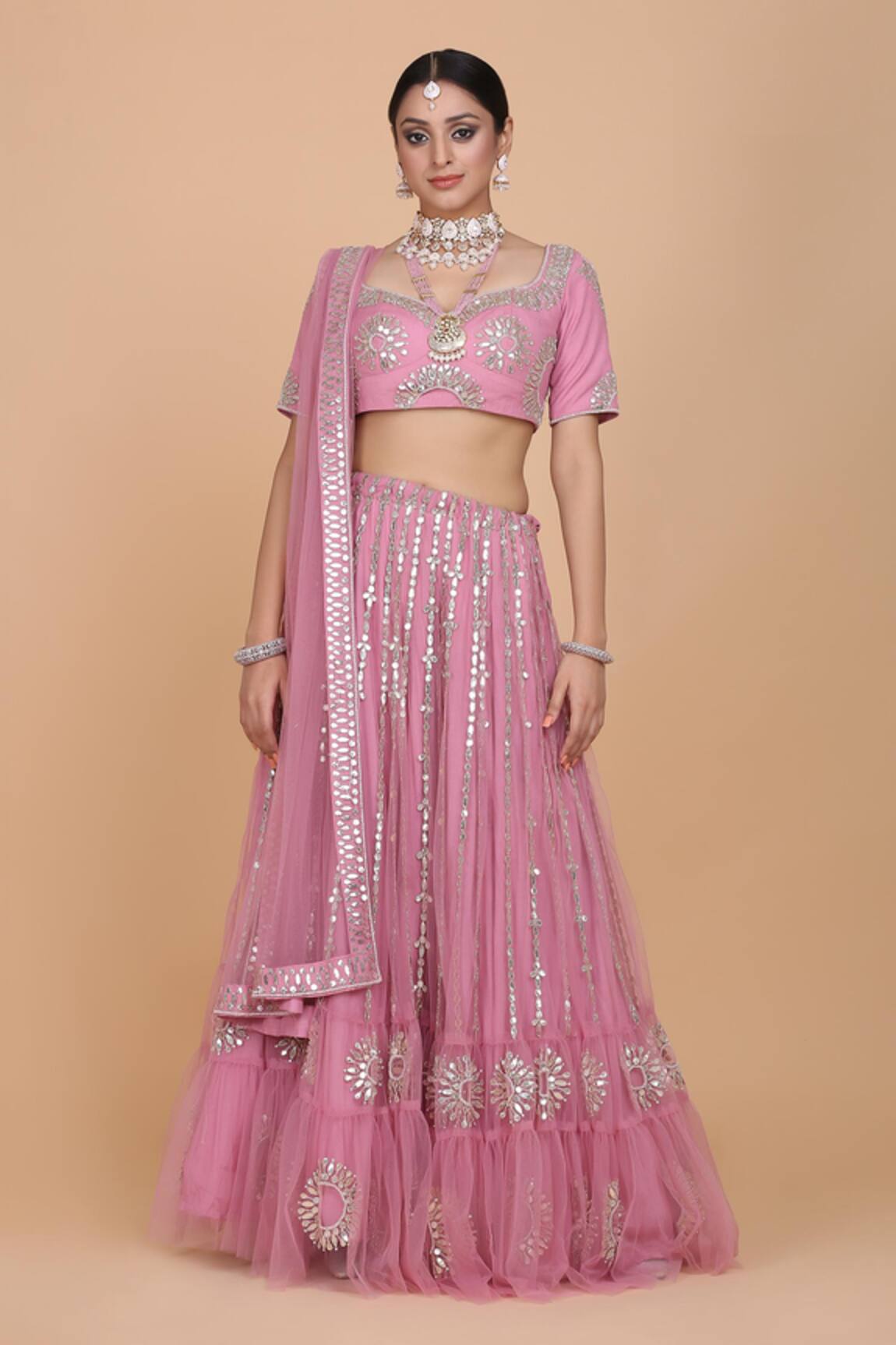 Amit GT  Embroidered Lehenga Set
