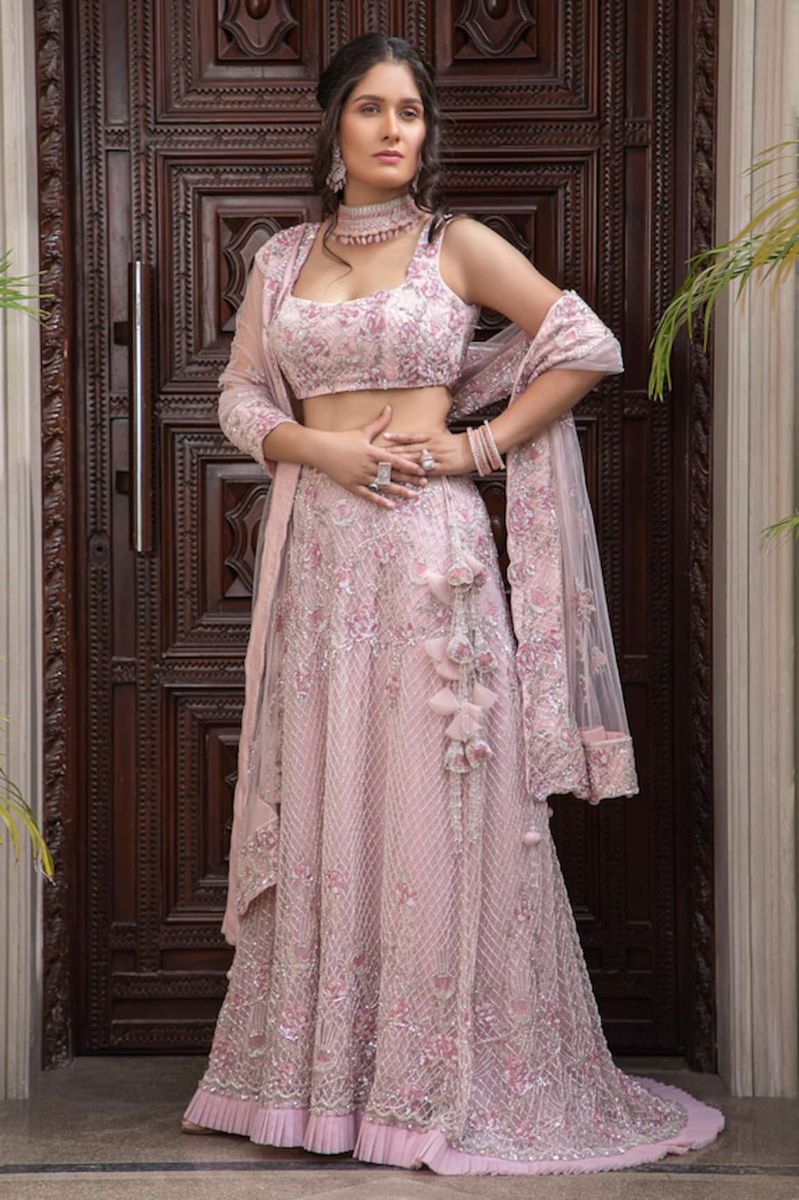 Amit GT Embroidered Lehenga Set